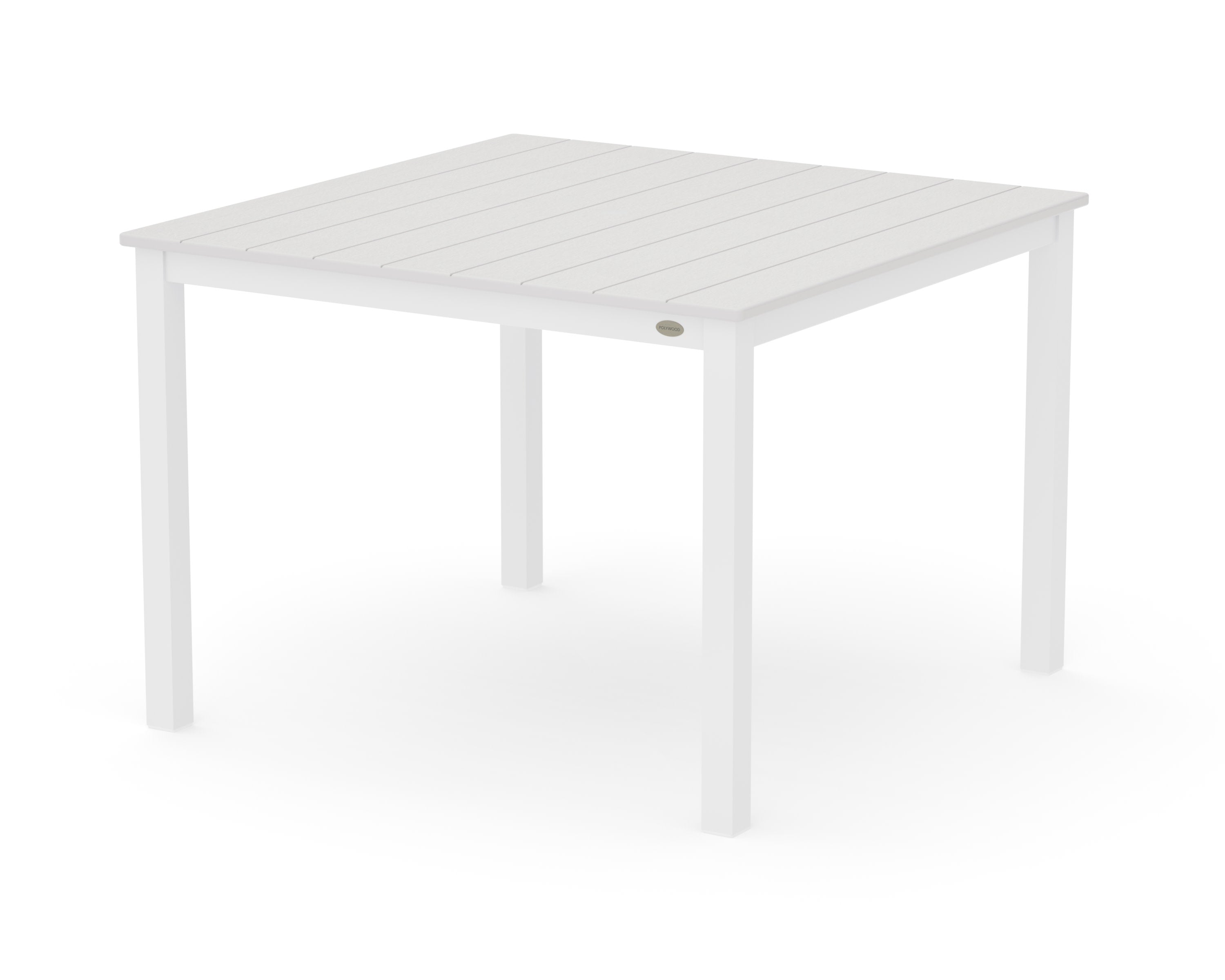 Main Street 42 x 42 Dining Table in White / Vintage White