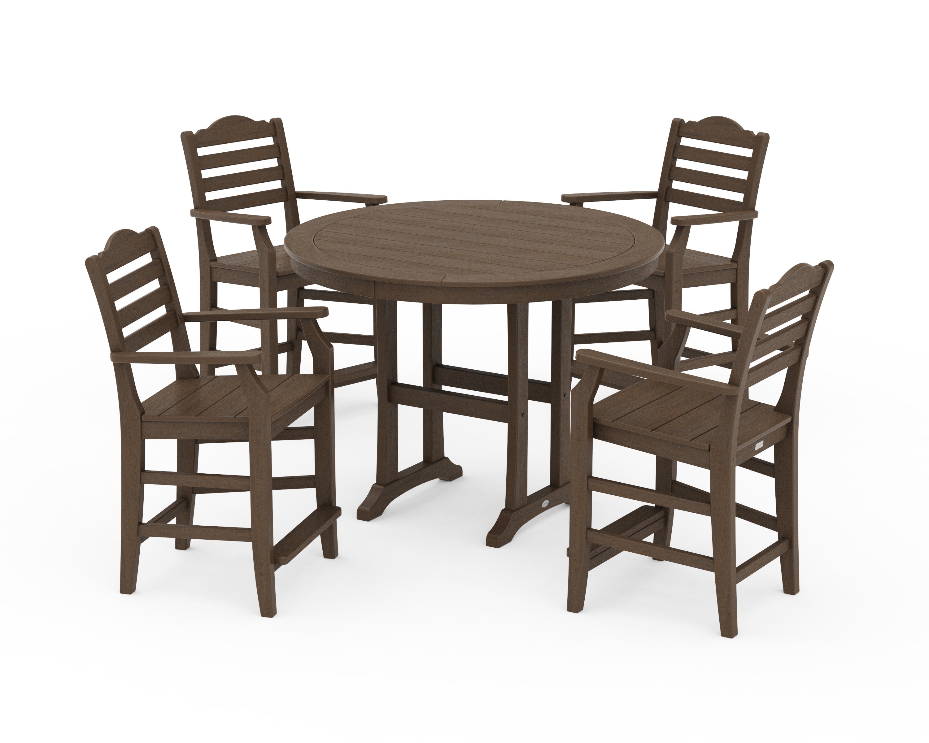 Savannah 5-Piece Round Counter Set in Kona