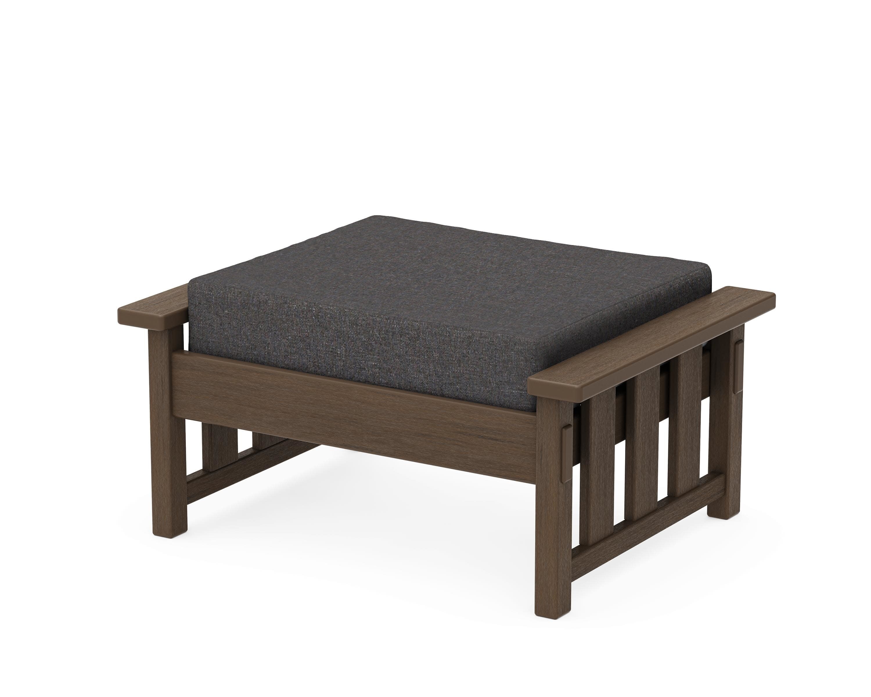 Acadia Deep Seating Ottoman in Kona / Ash Charcoal