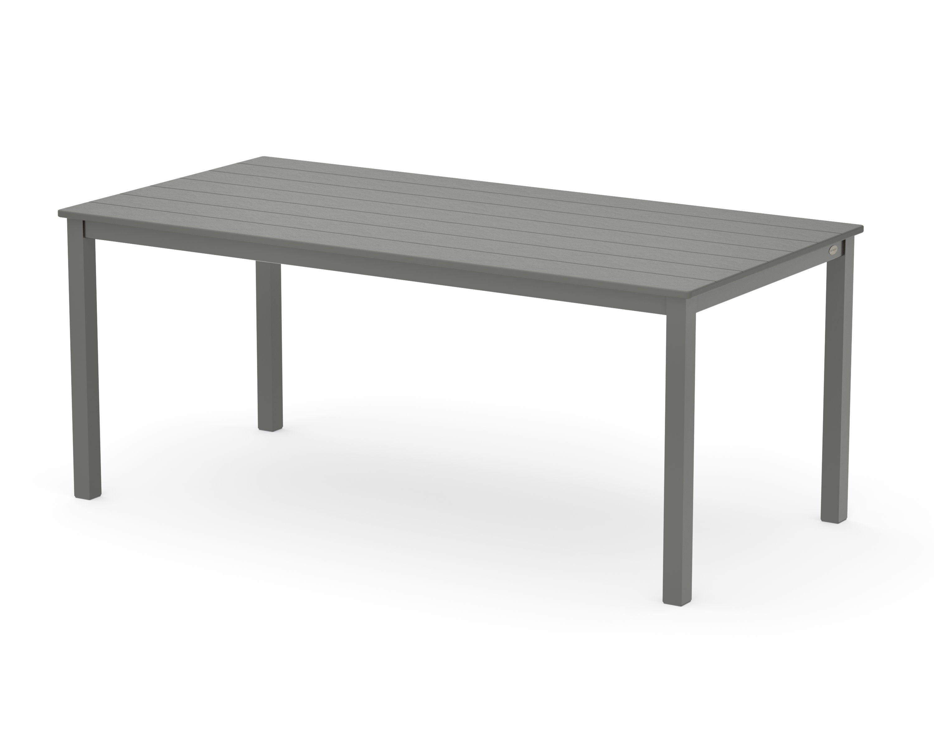 Main Street 36" x 72" Dining Table in Charcoal / Slate Grey