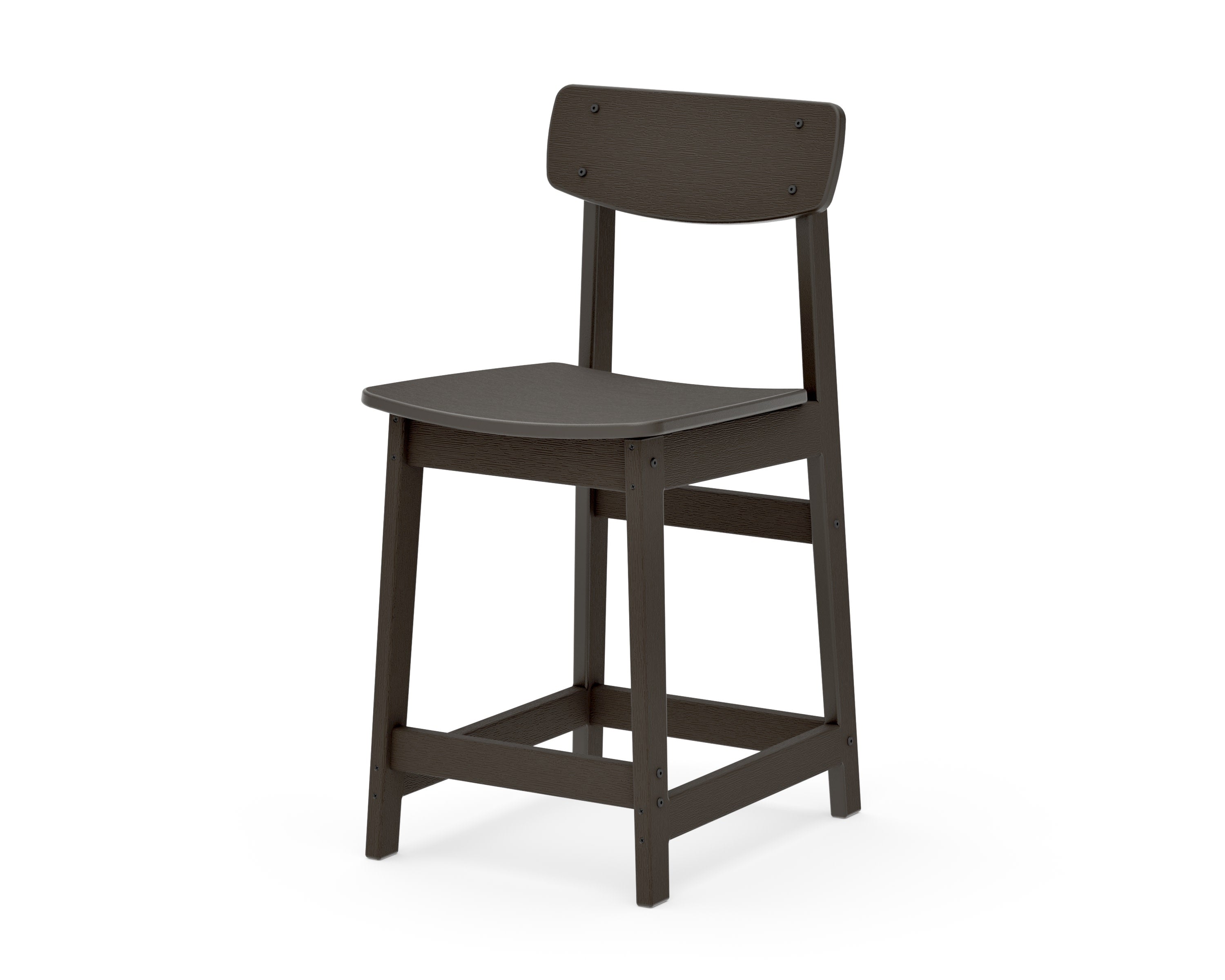 Modern Studio Urban Counter Chair in Vintage Coffee