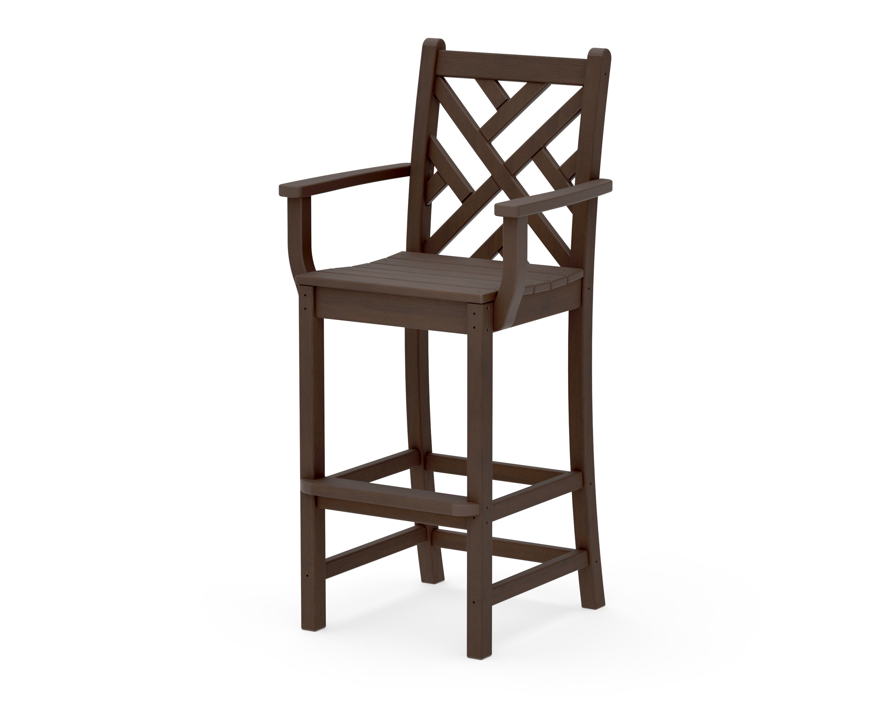 Chippendale Bar Arm Chair in Kona
