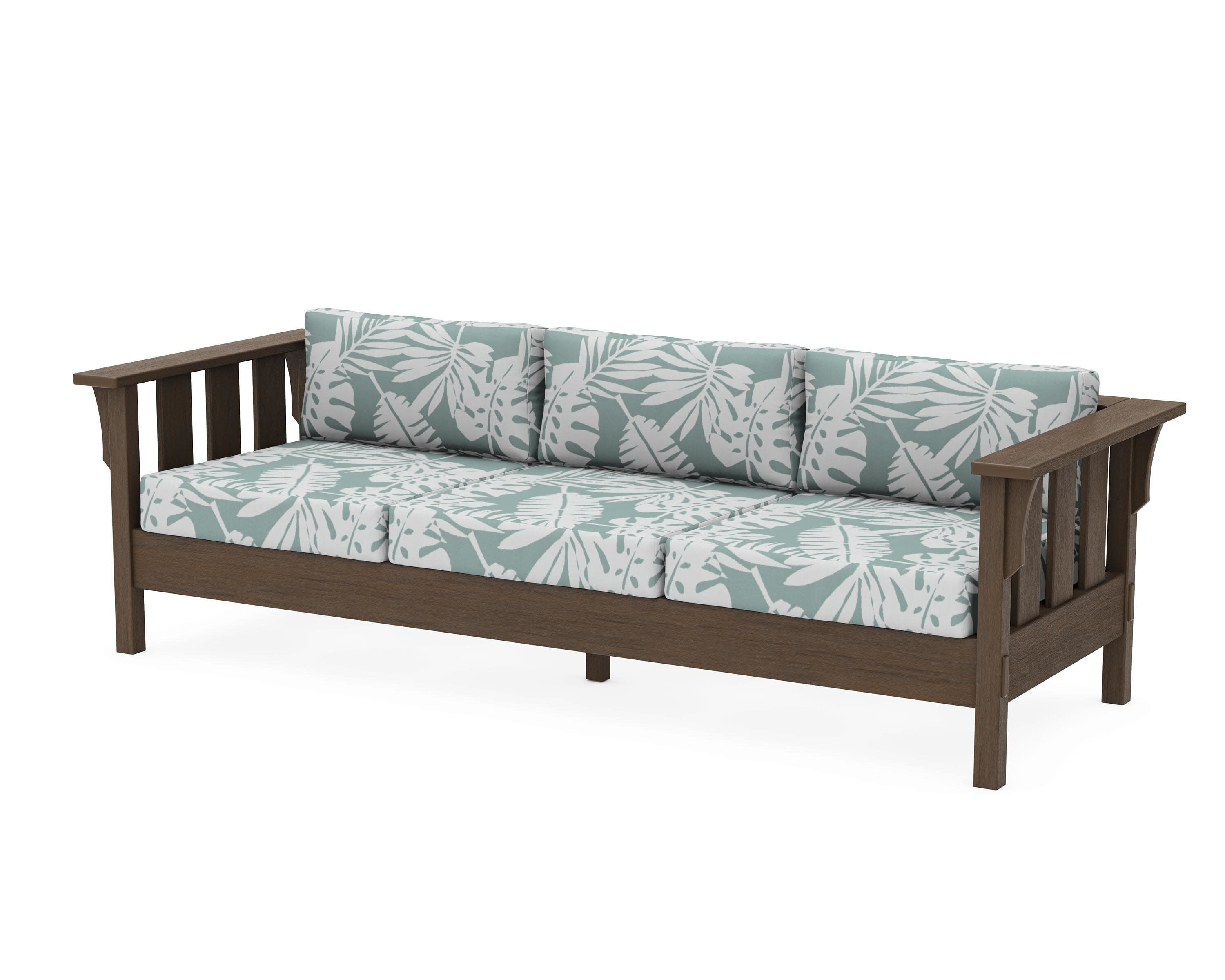 Acadia Deep Seating Sofa in Kona / Leaf Glacier Spa