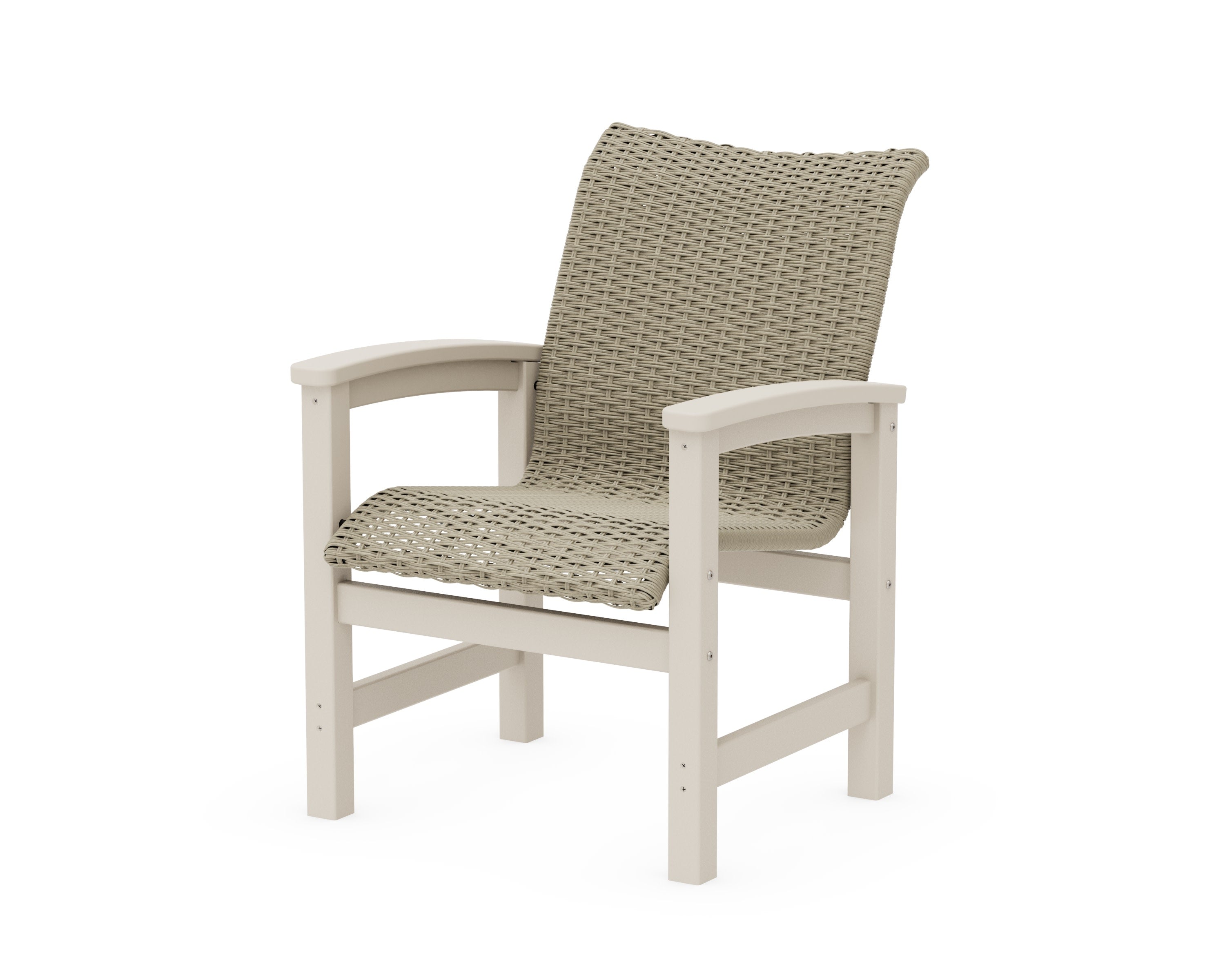 Coastal Woven Dining Chair in Sand / Dune Grass