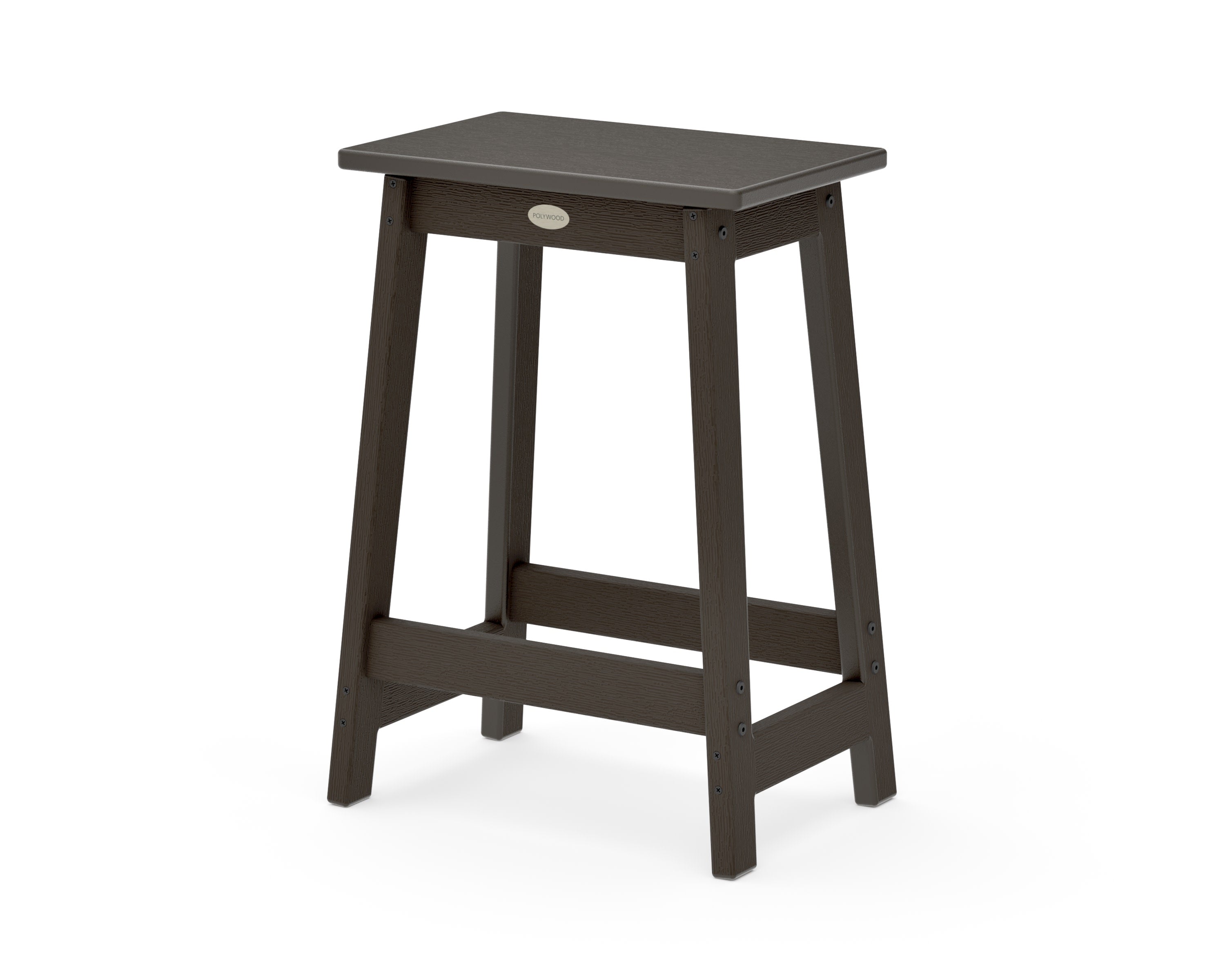 Modern Studio Counter Stool in Vintage Coffee