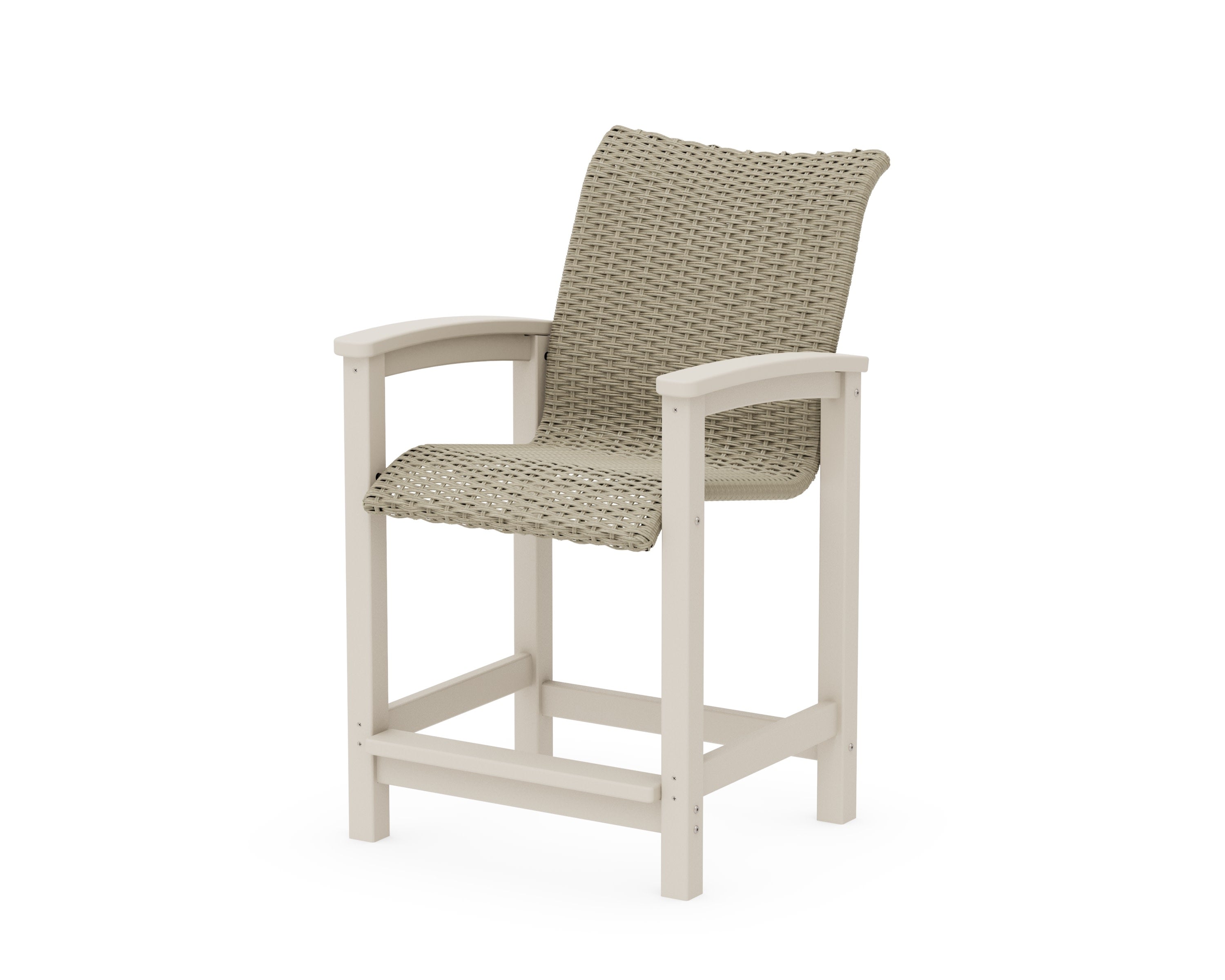 Coastal Woven Counter Chair in Sand / Dune Grass