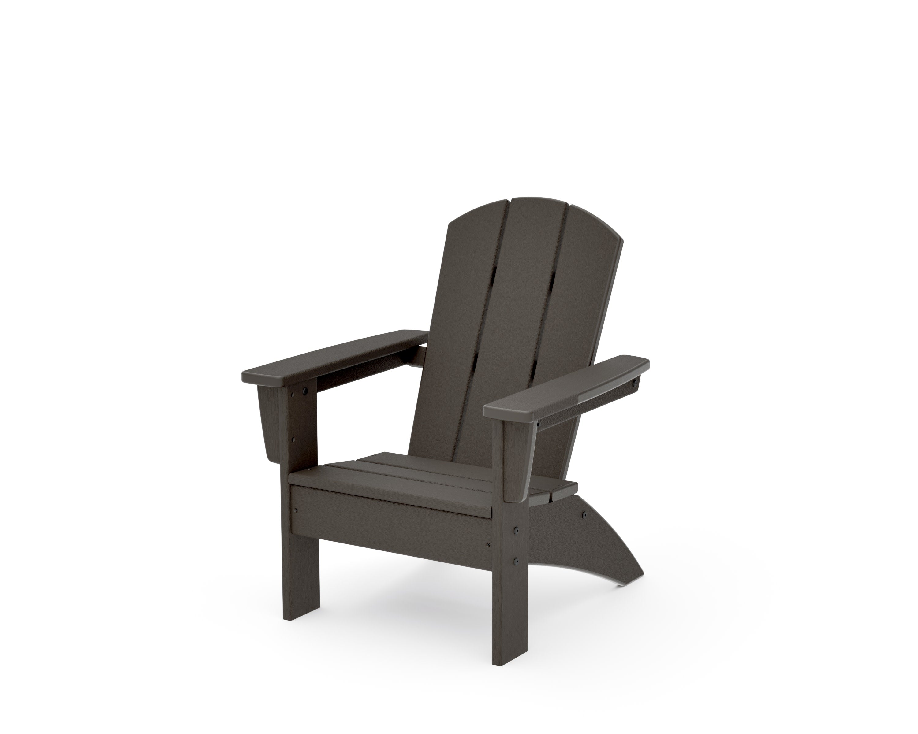 Kids Nautical Adirondack Chair in Vintage Coffee