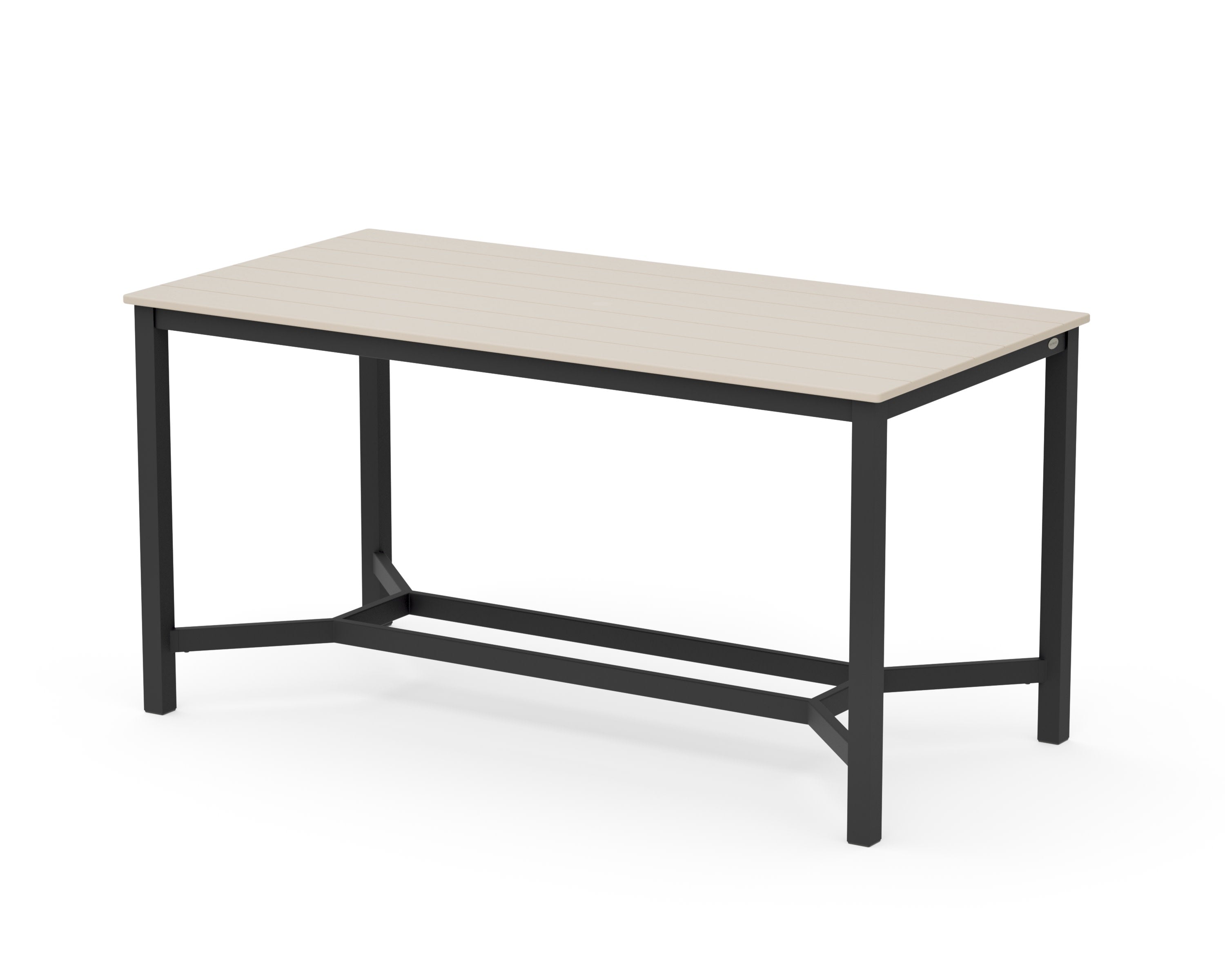 Main Street 36 x 72 Counter Table in Black / Sand