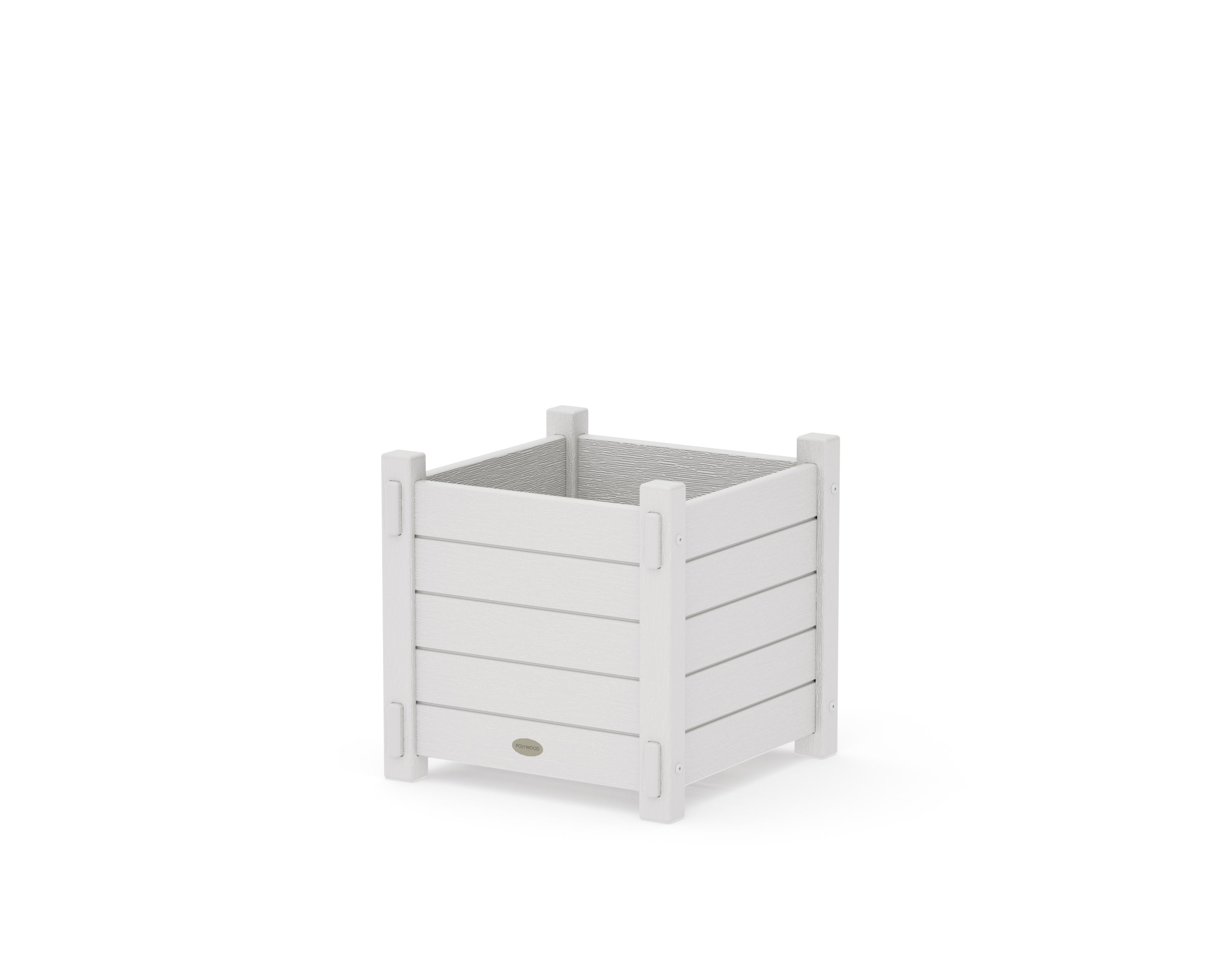 Nautical Square Planter Box in Vintage White
