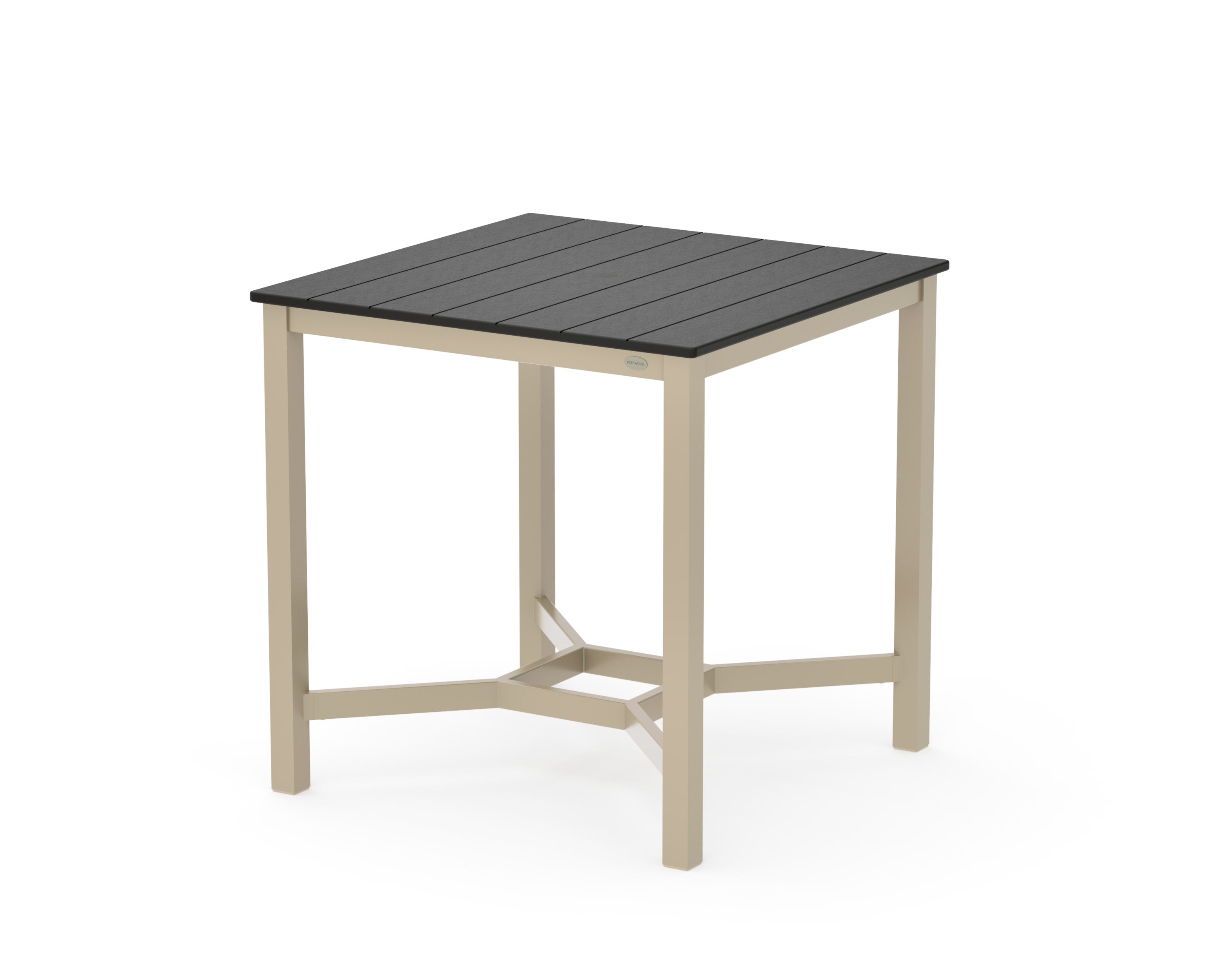 Main Street 36 x 36 Counter Table in Sand / Black