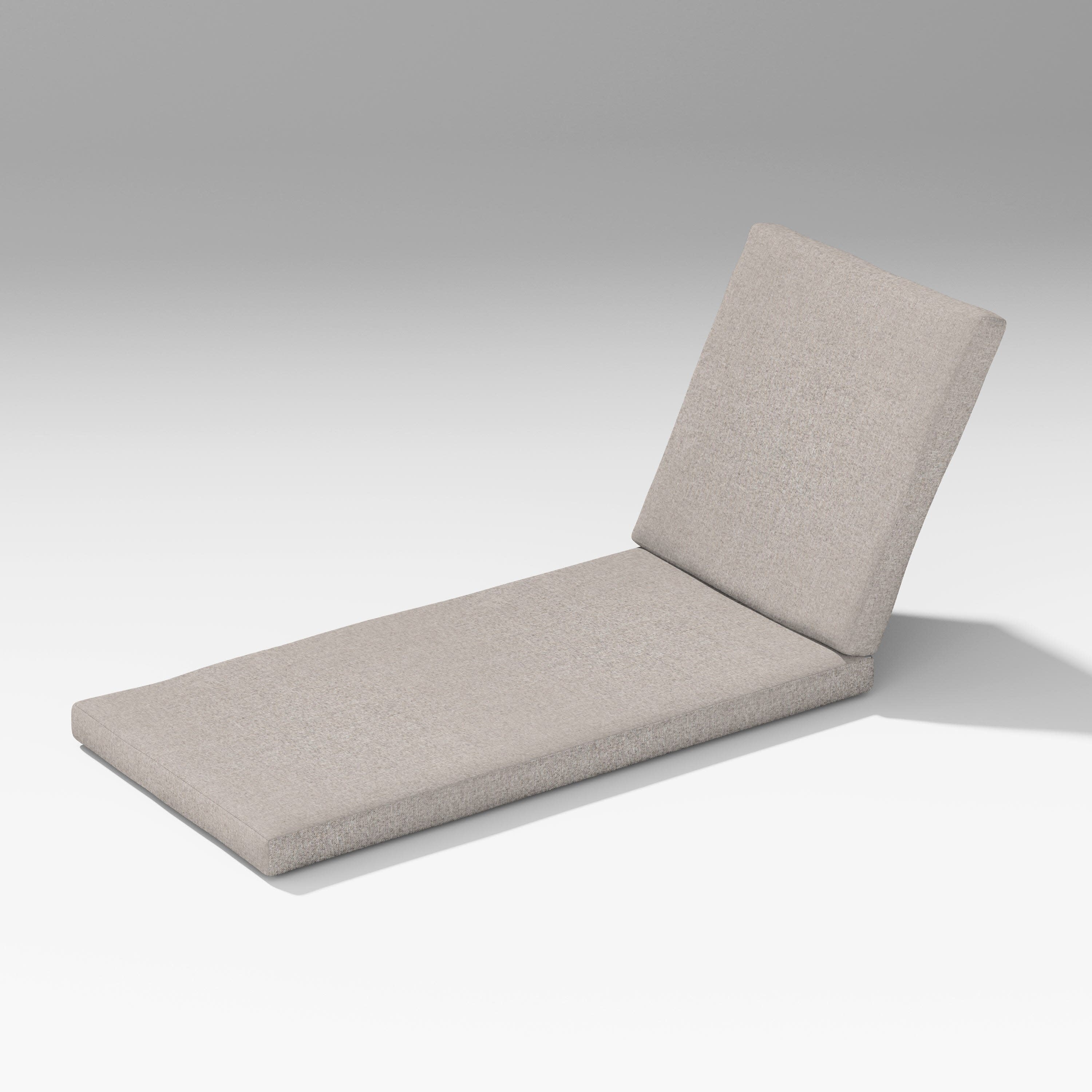 Latitude Chaise Lounge Full Cushion in Weathered Tweed