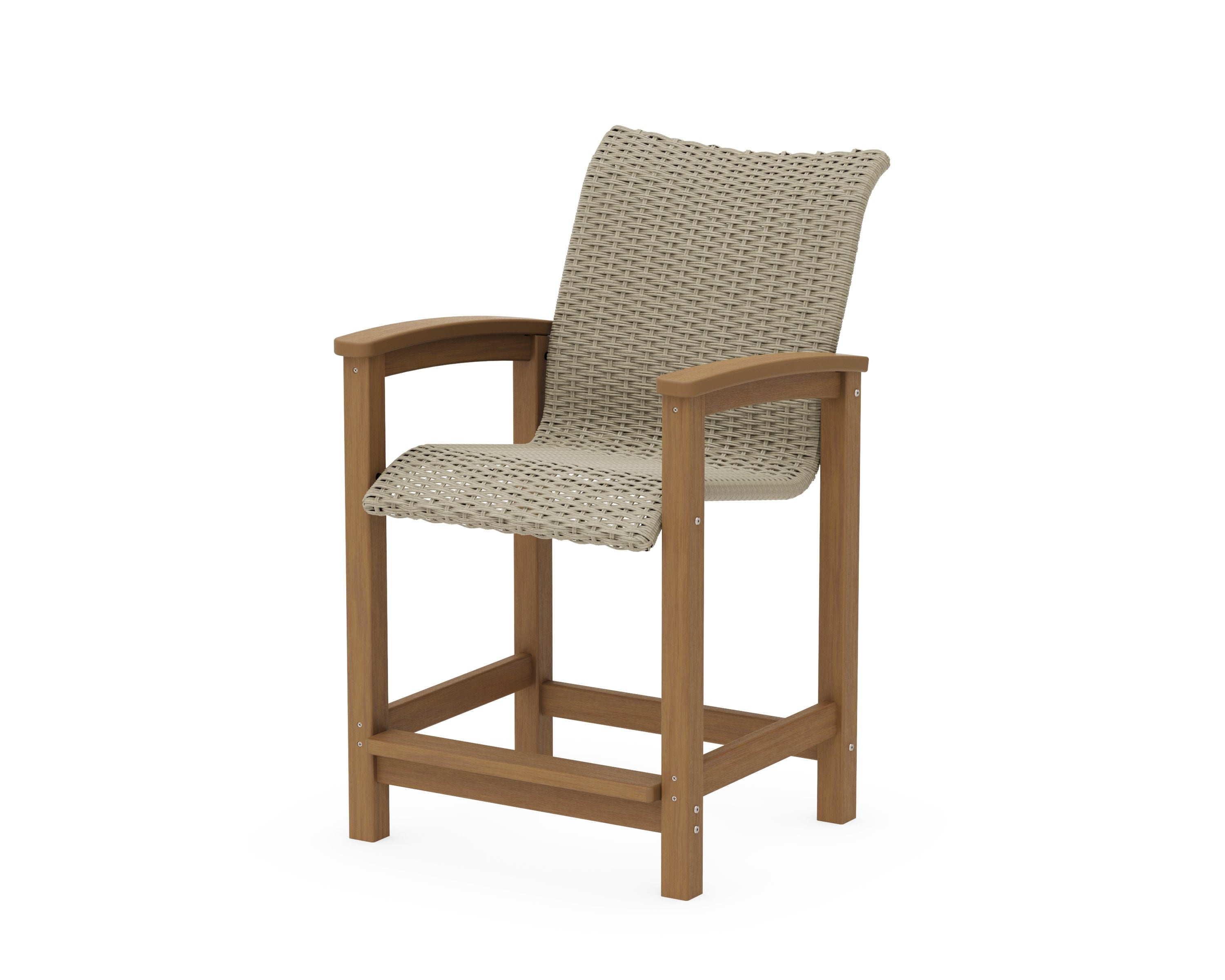 Coastal Woven Counter Chair in Natural / Dune Grass