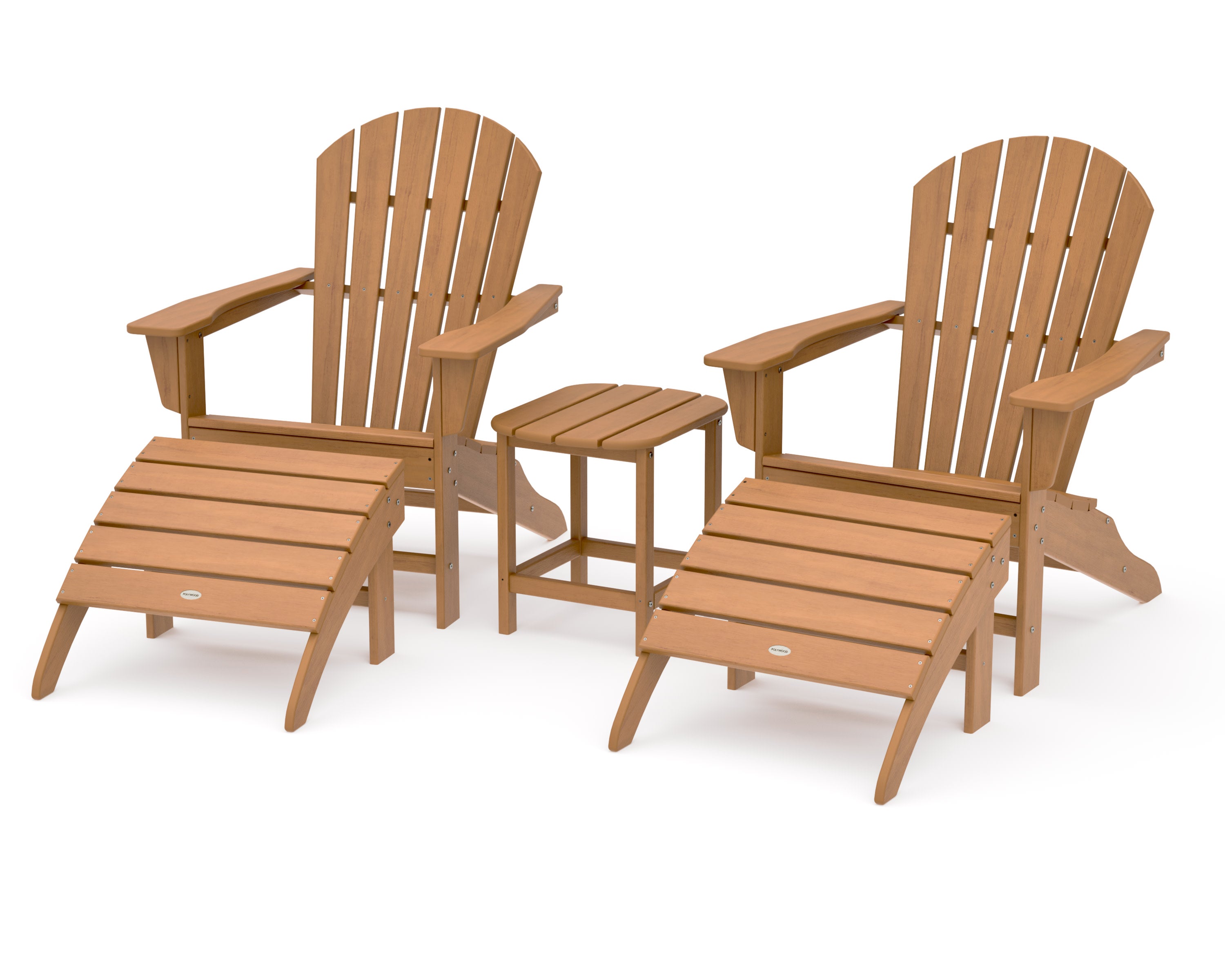 South Beach Adirondack 5-Piece Set in Natural