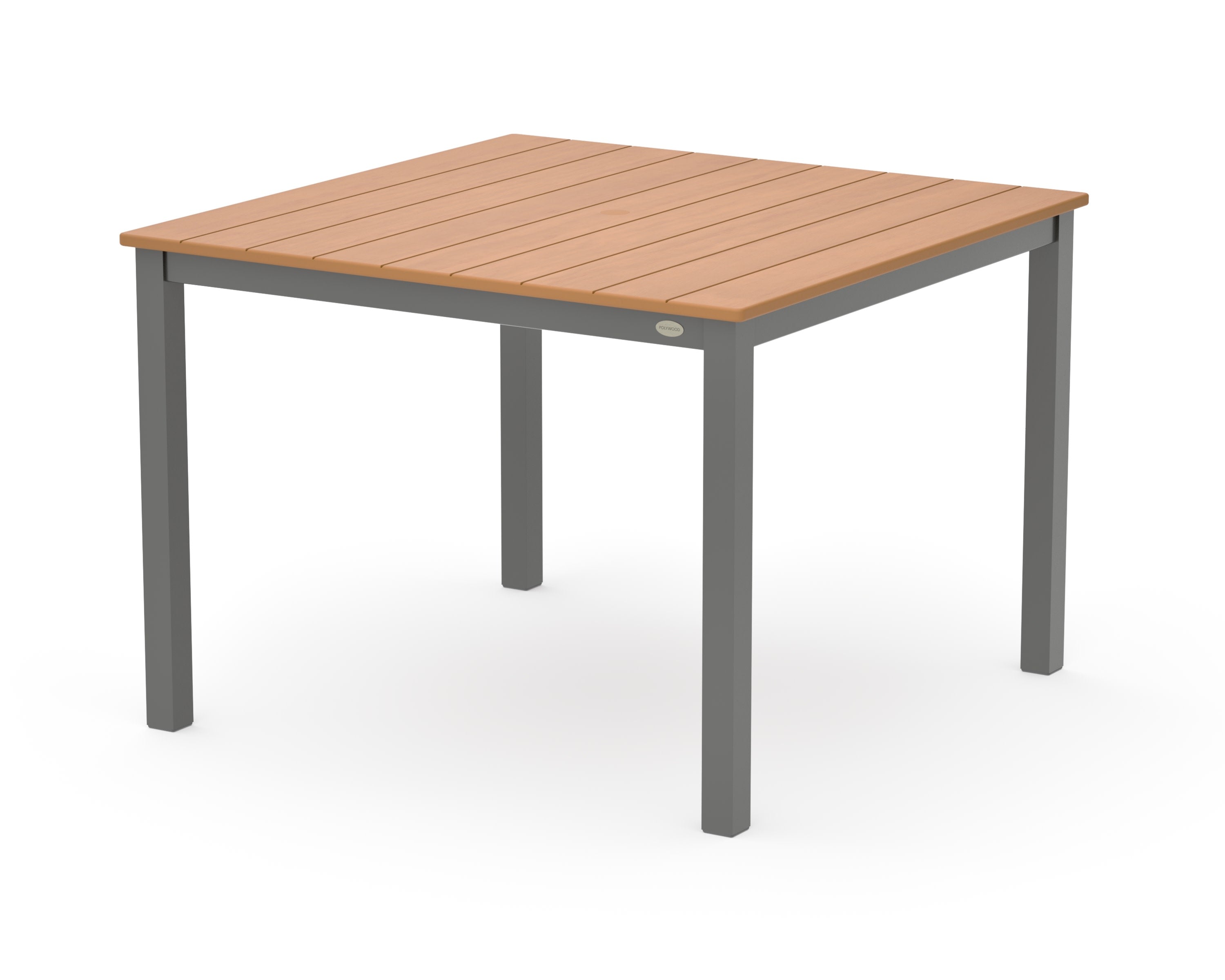 Main Street 42 x 42 Dining Table in Charcoal / Natural
