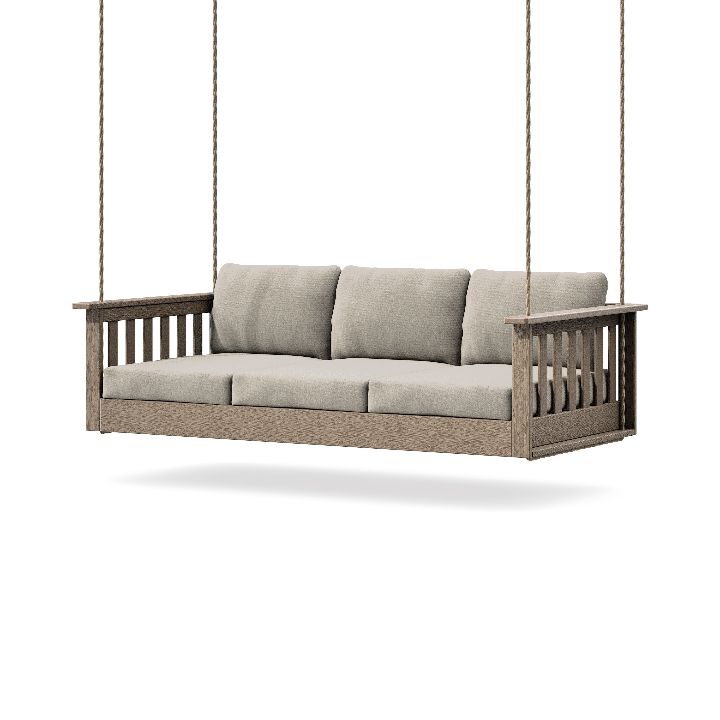 Vineyard Daybed Swing in Vintage Sahara / Cast Ash