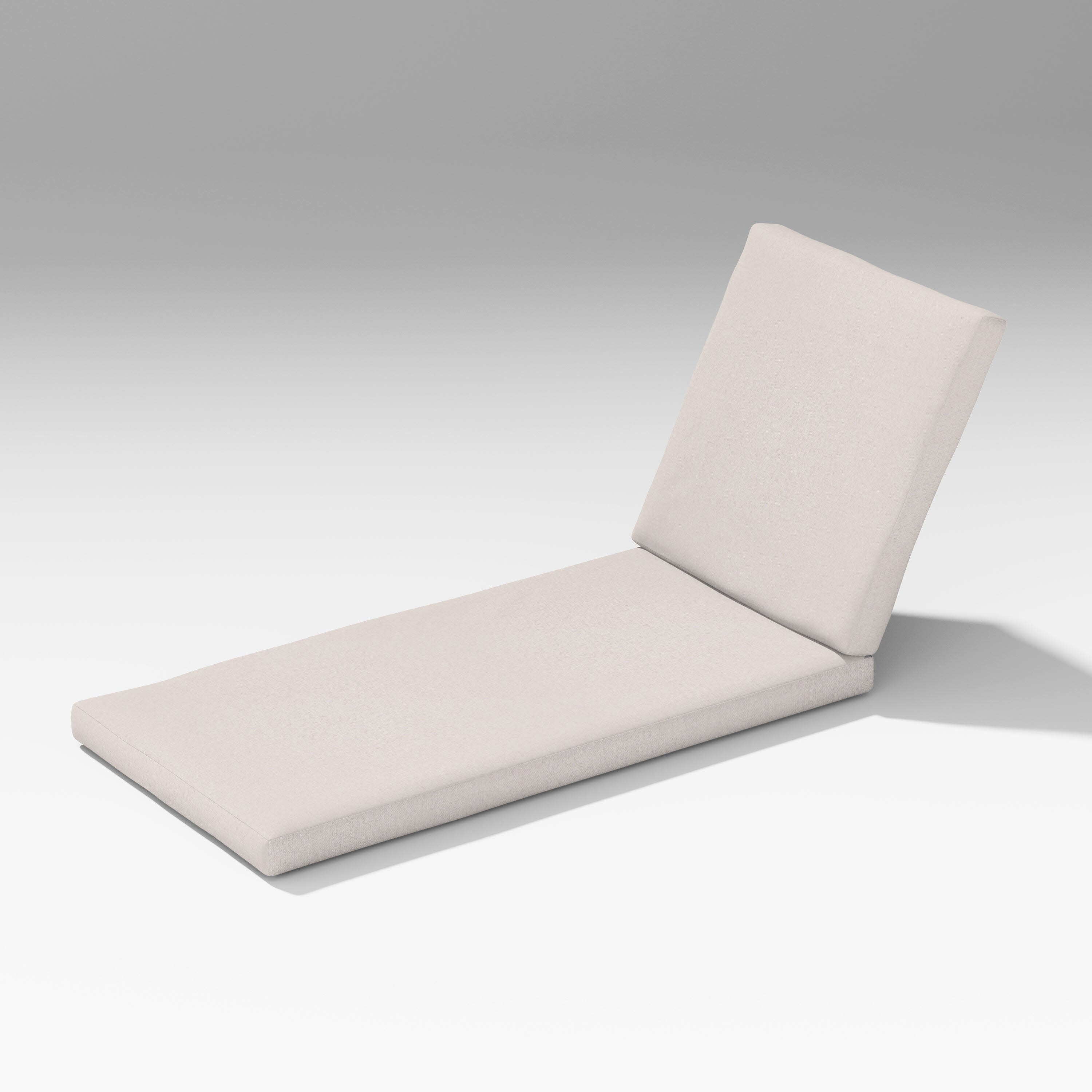 Latitude Chaise Lounge Full Cushion in Dune Burlap