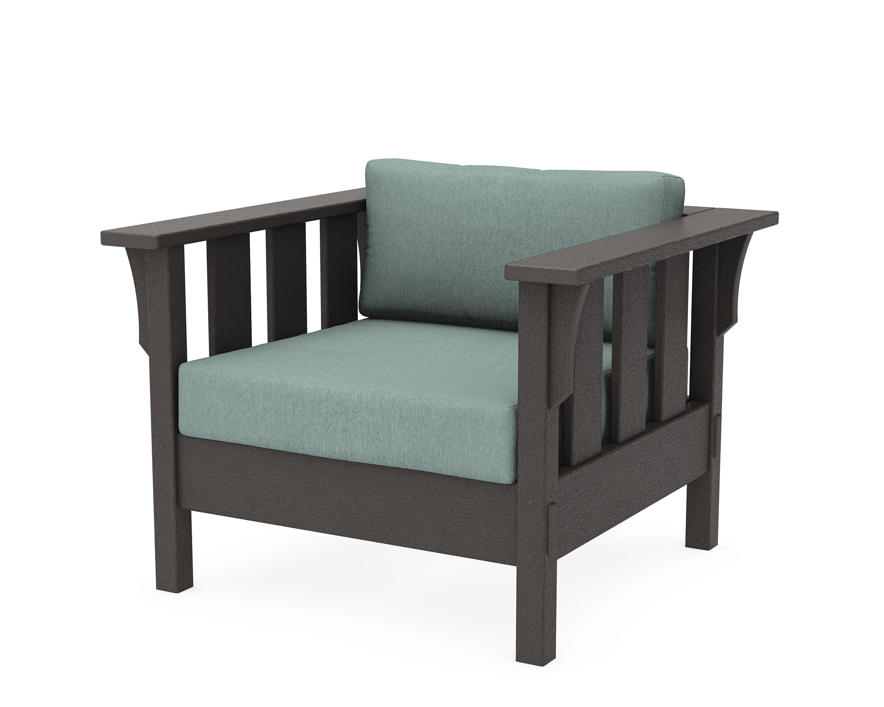 Acadia Deep Seating Chair in Vintage Coffee / Glacier Spa