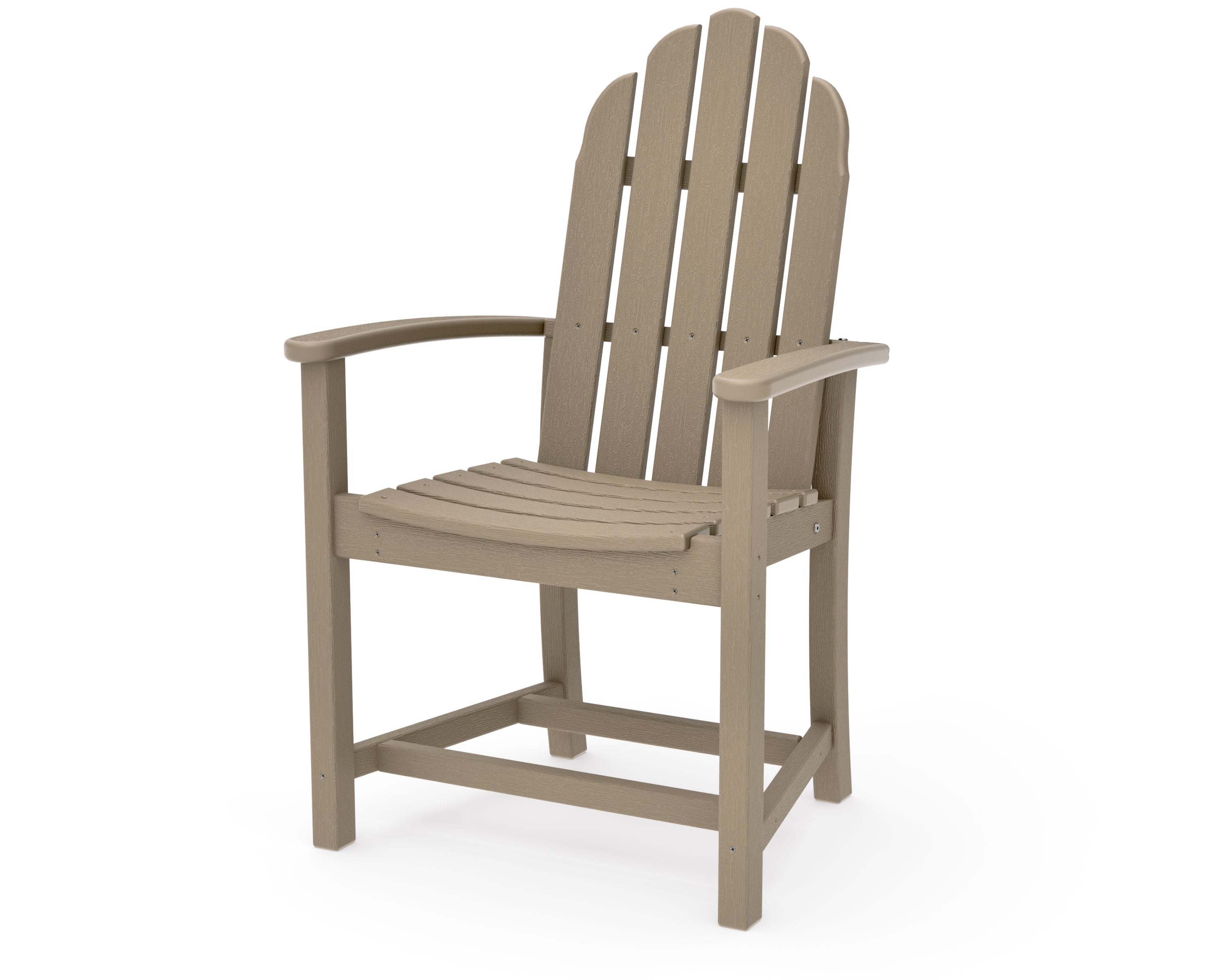 Classic Adirondack Dining Chair in Vintage Sahara