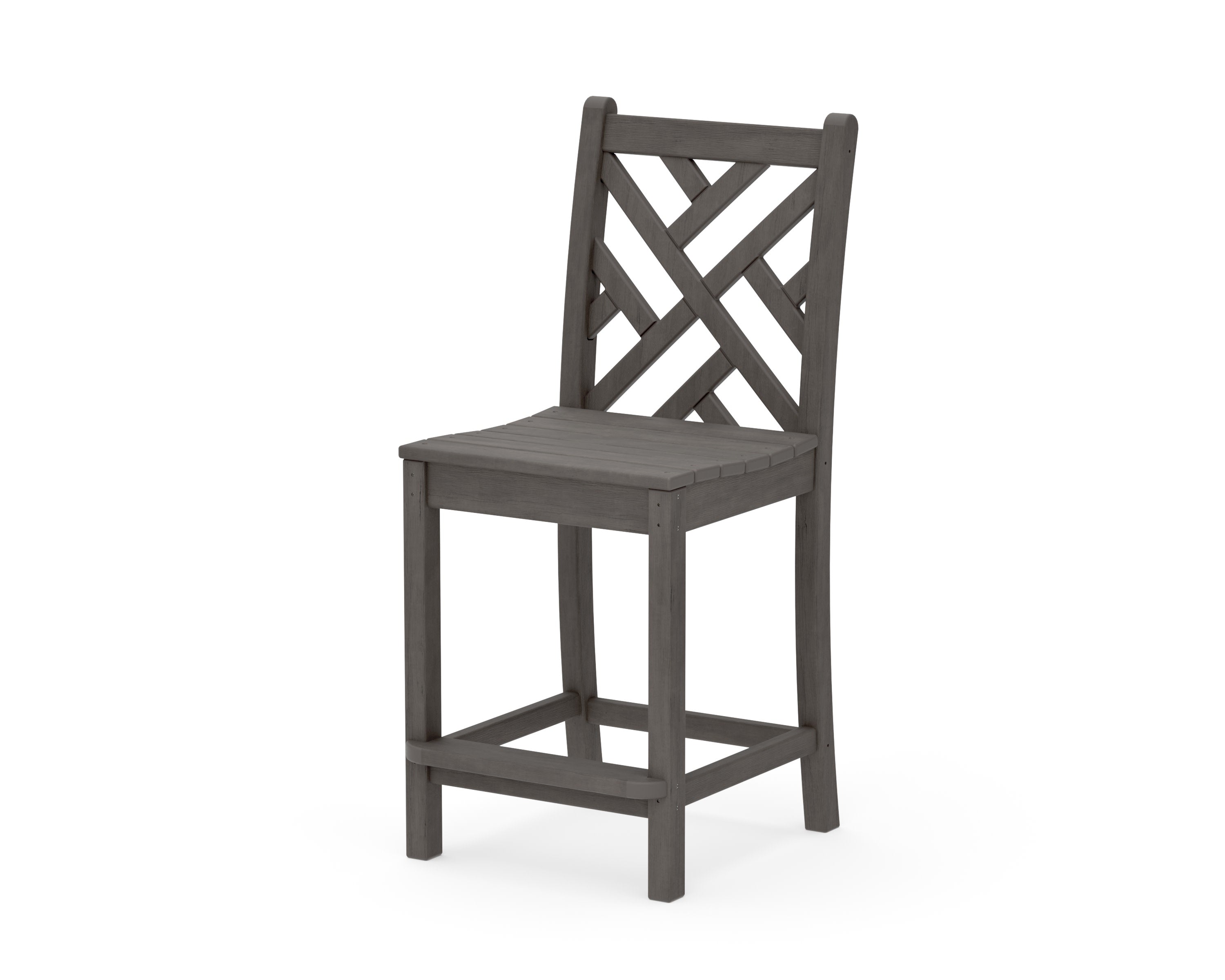 Chippendale Counter Side Chair in Driftwood