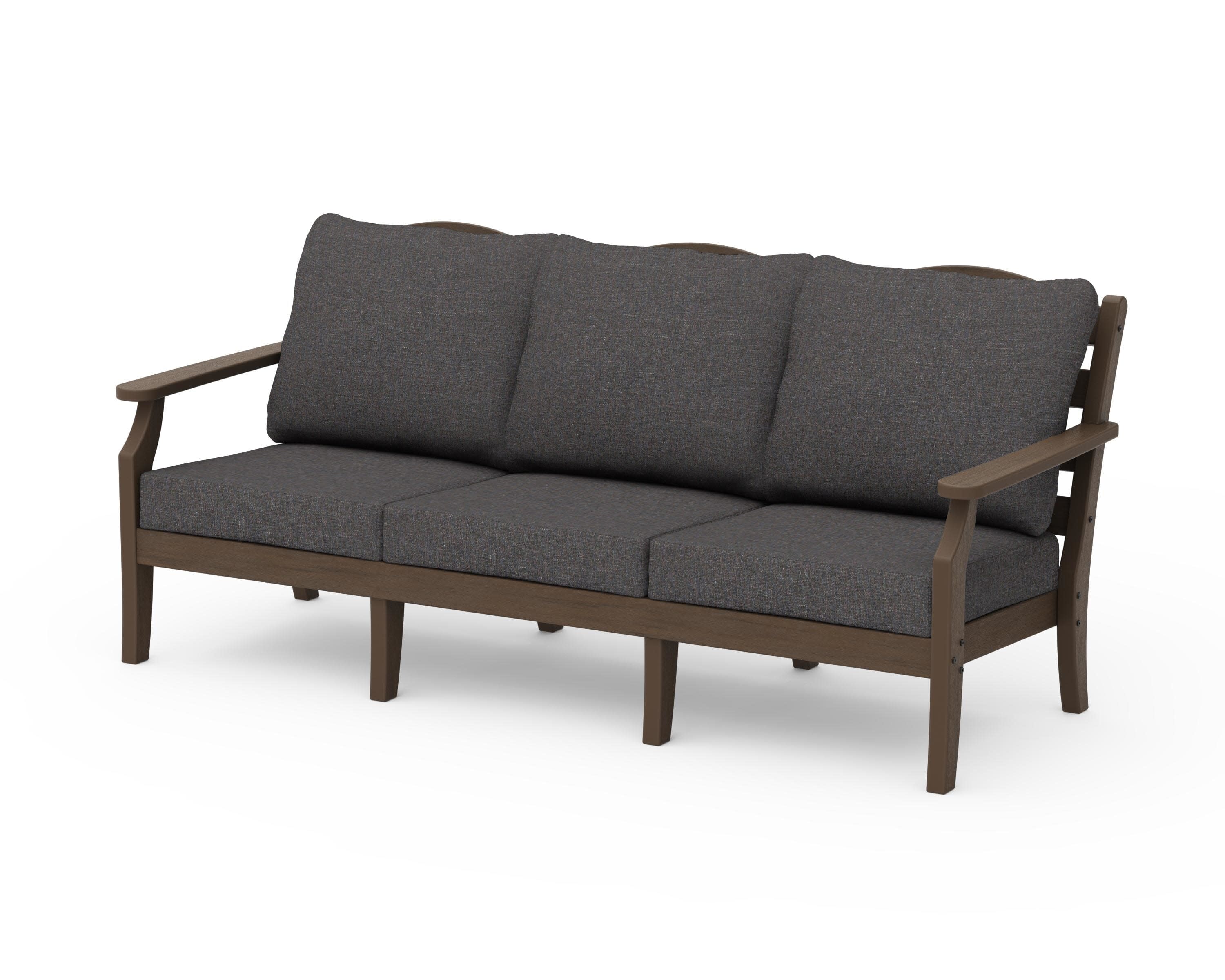Savannah Deep Seating Sofa in Kona / Ash Charcoal