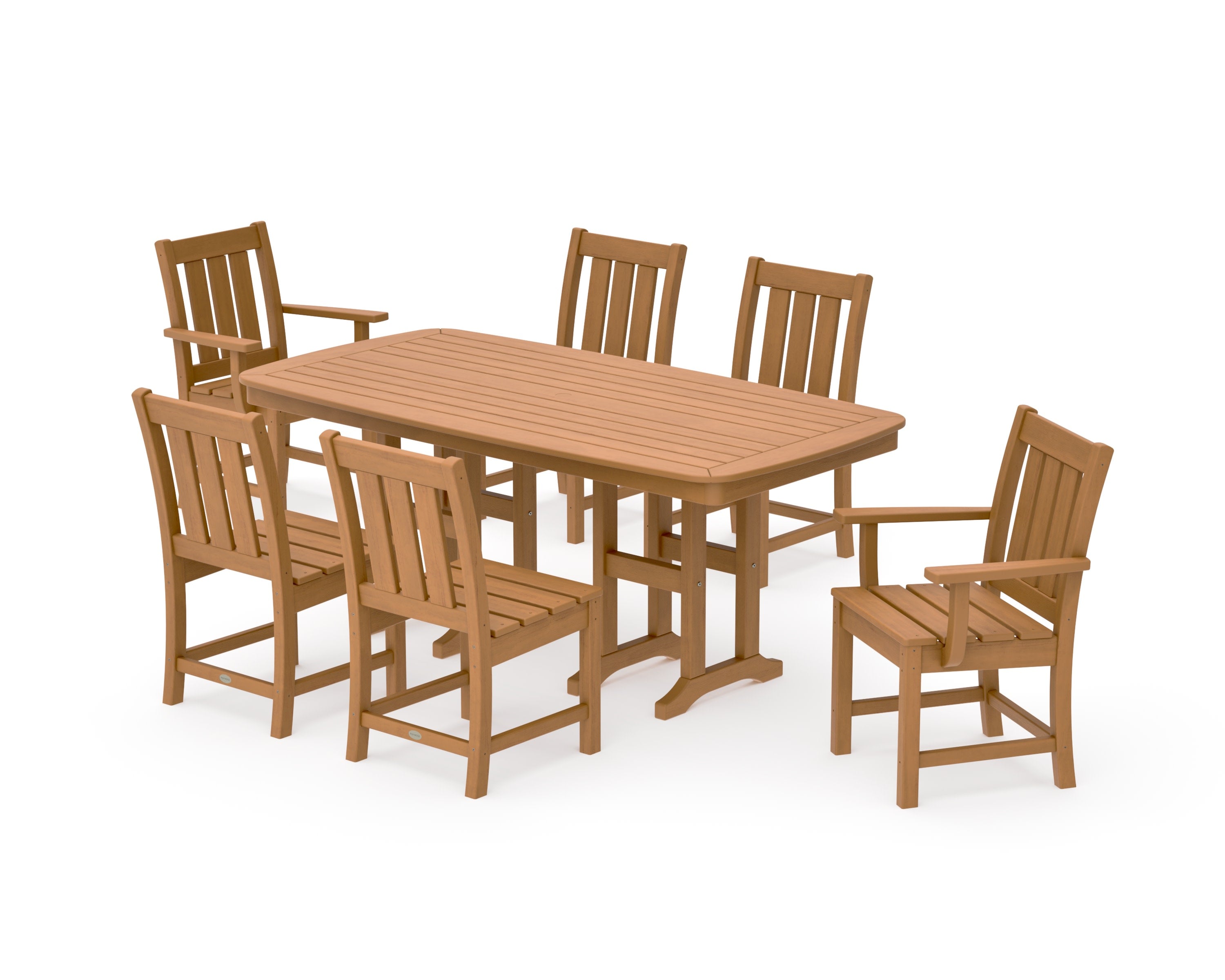 Oxford 7-Piece Dining Set in Natural
