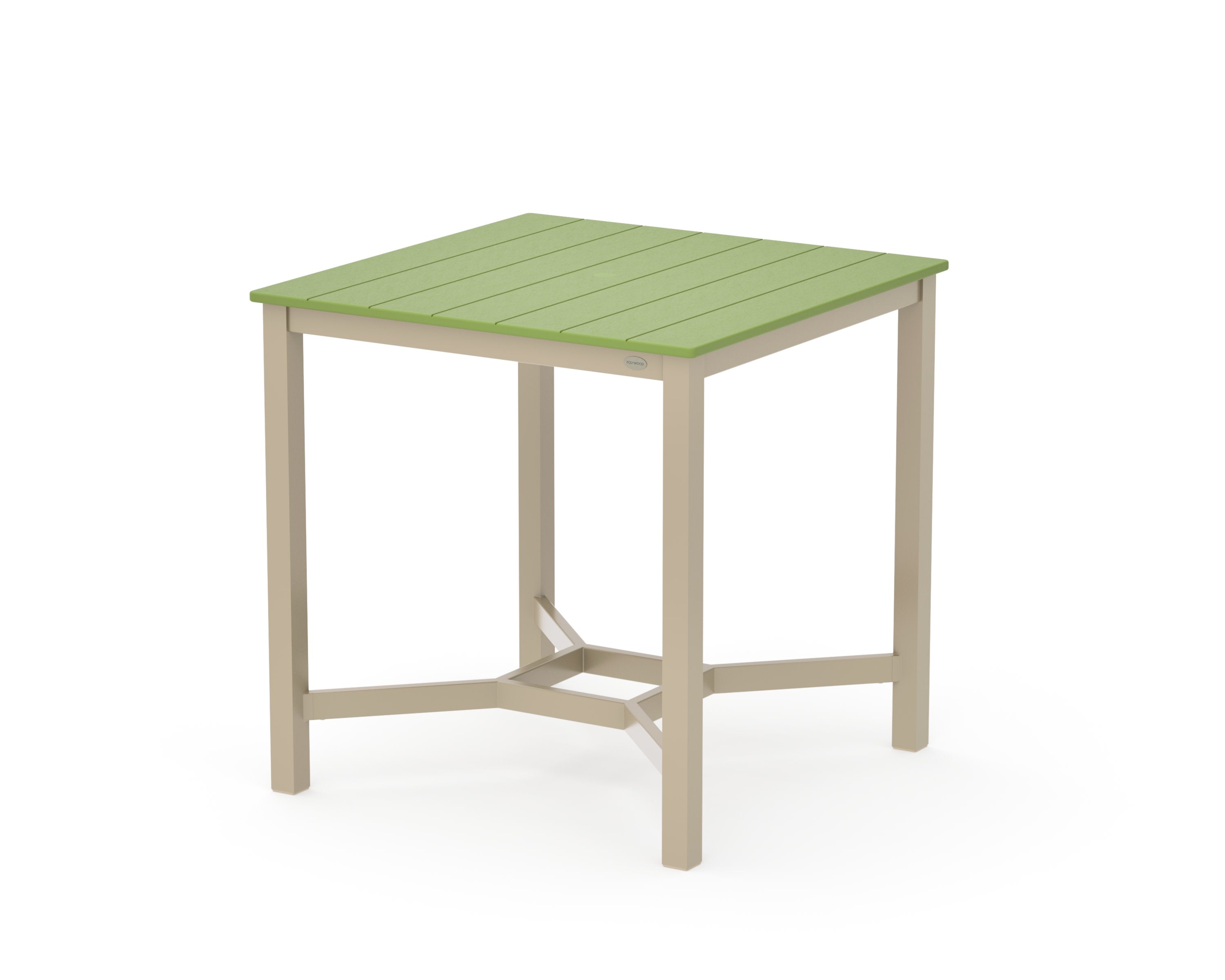 Main Street 36 x 36 Counter Table in Sand / Lime