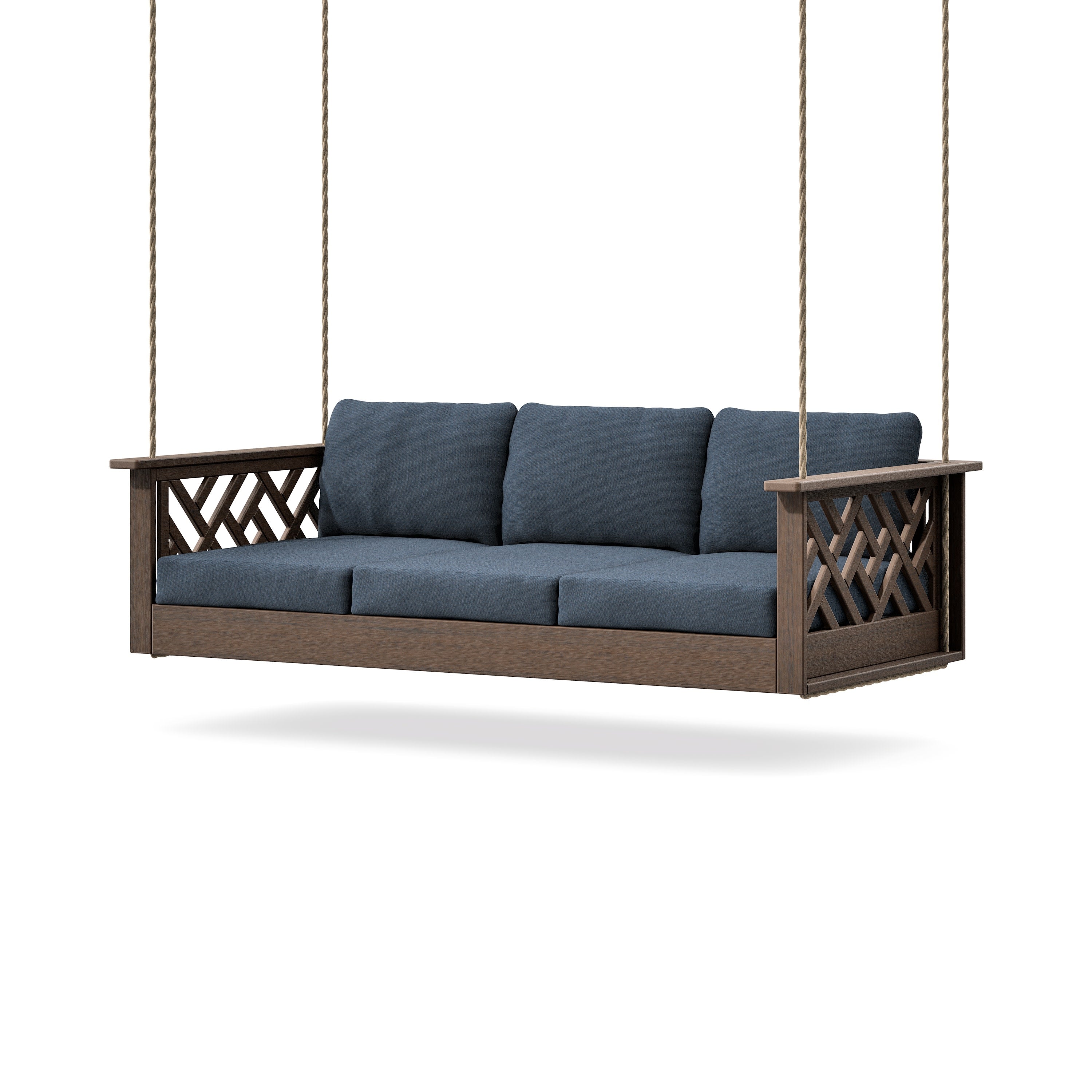 Chippendale Daybed Swing in Kona / Marine Indigo