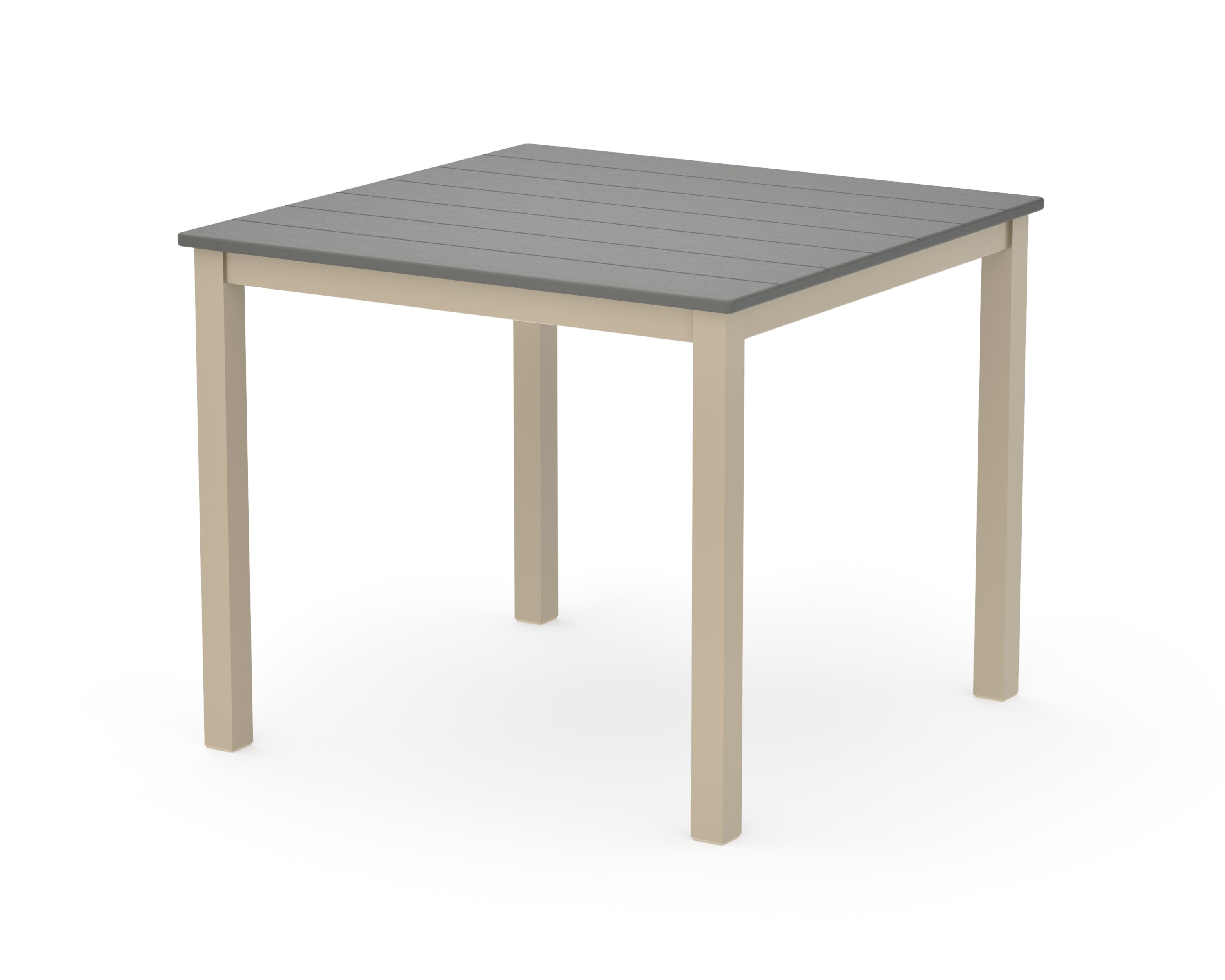 Main Street 36" x 36" Dining Table in Sand / Slate Grey