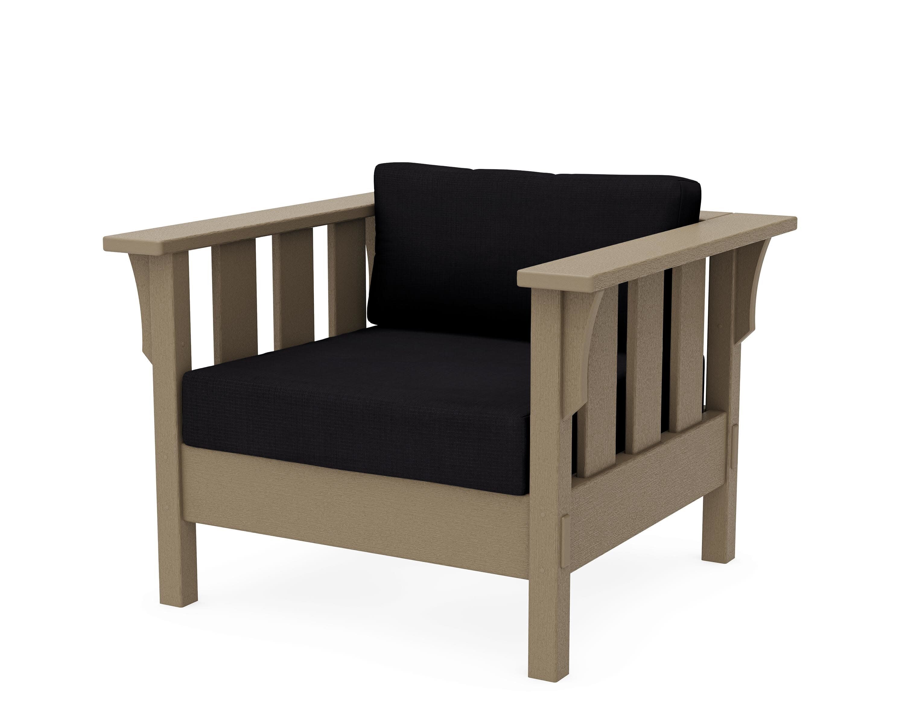 Acadia Deep Seating Chair in Vintage Sahara / Midnight Linen