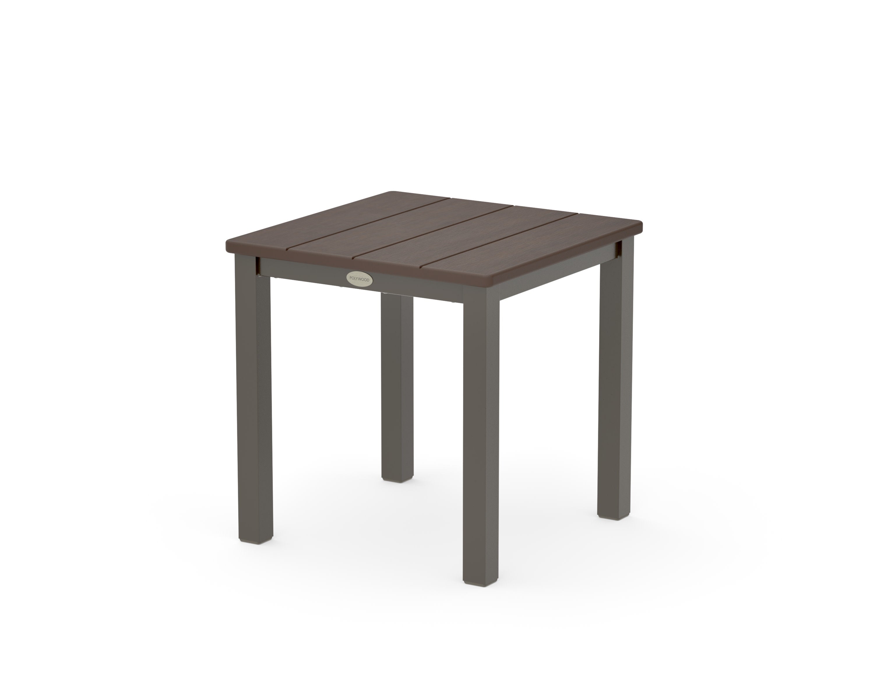Main Street 18" Side Table in Bronze / Kona