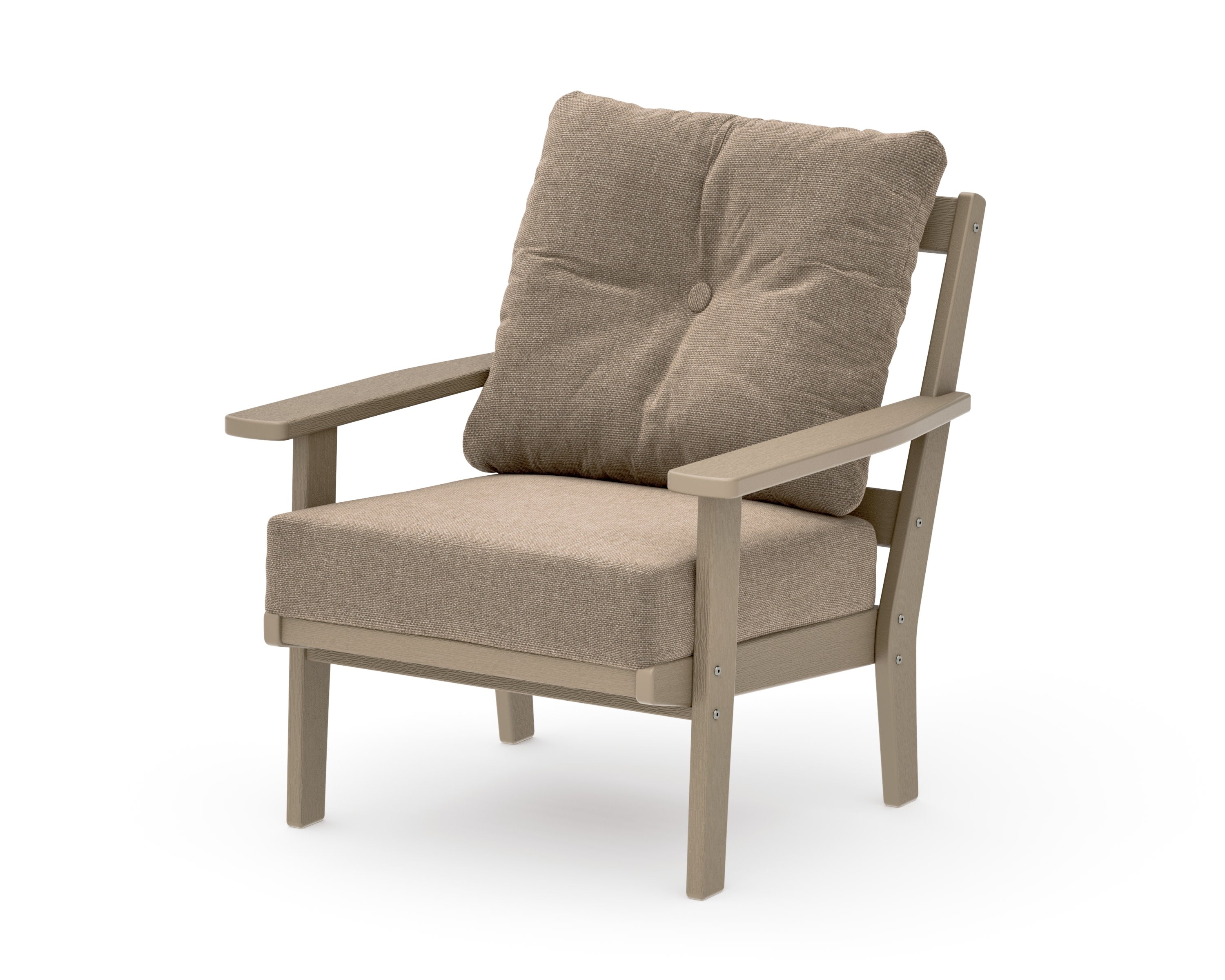 Oxford Deep Seating Chair in Vintage Sahara / Spiced Burlap