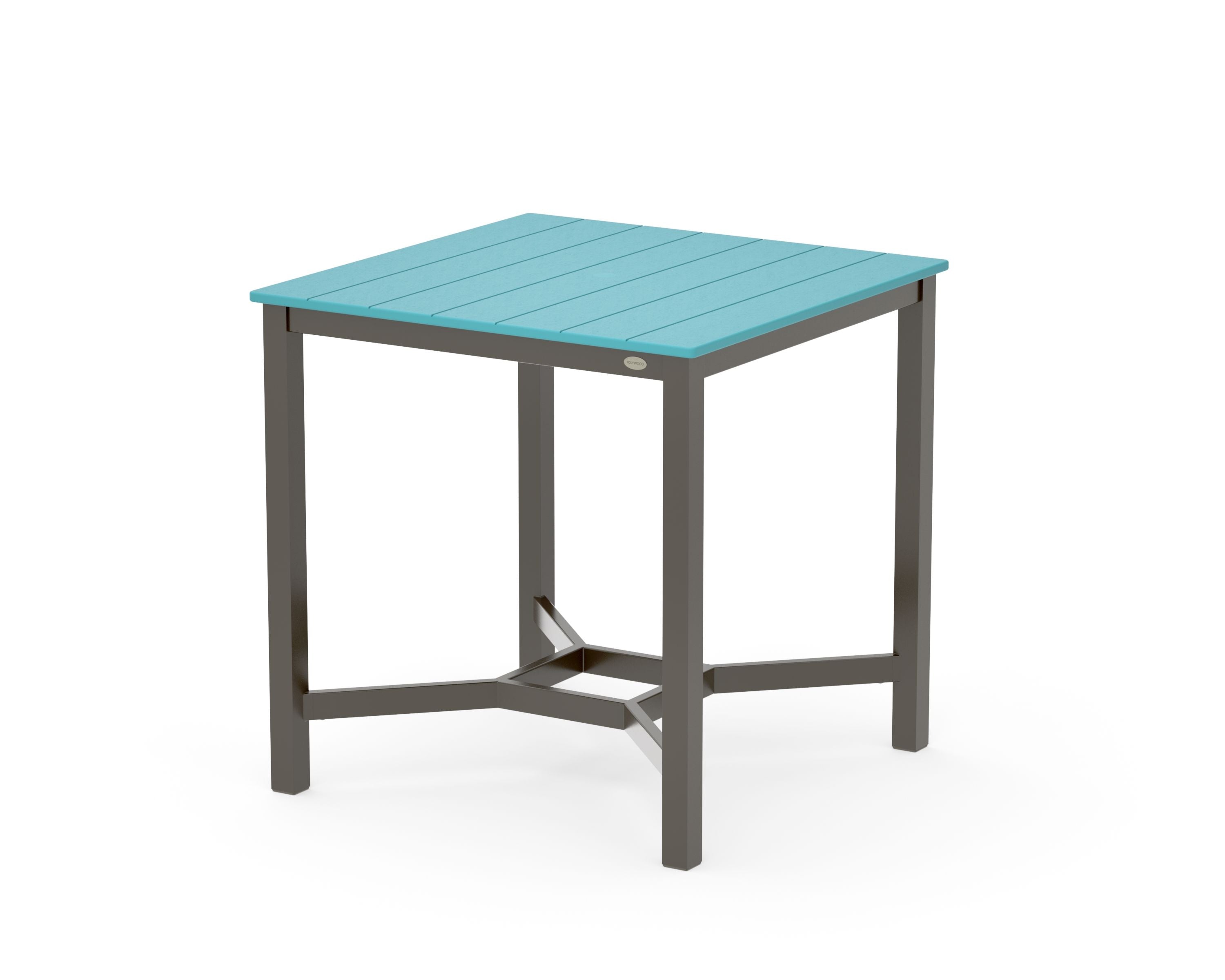 Main Street 36 x 36 Counter Table in Bronze / Aruba