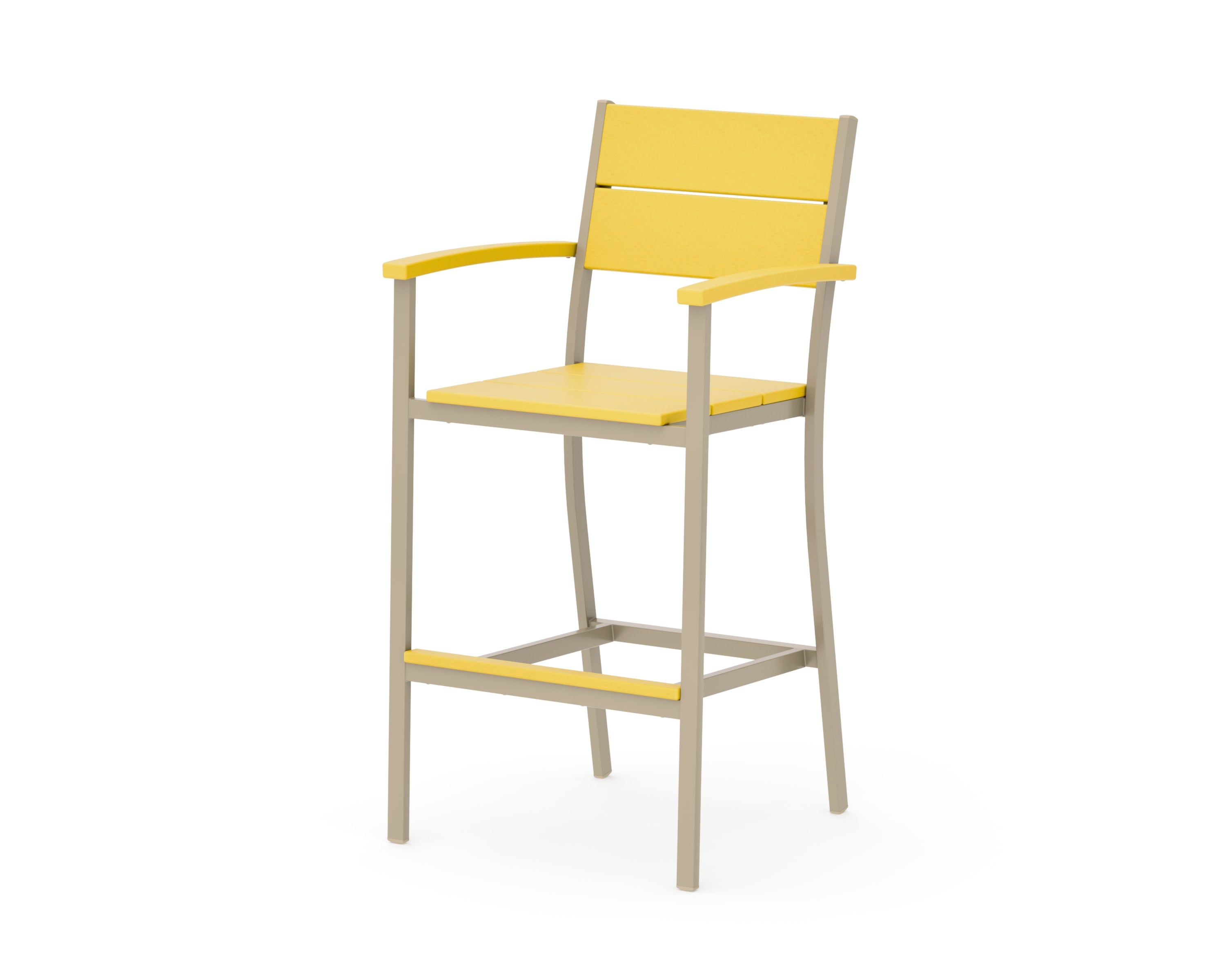 Main Street Bar Arm Chair in Sand / Lemon