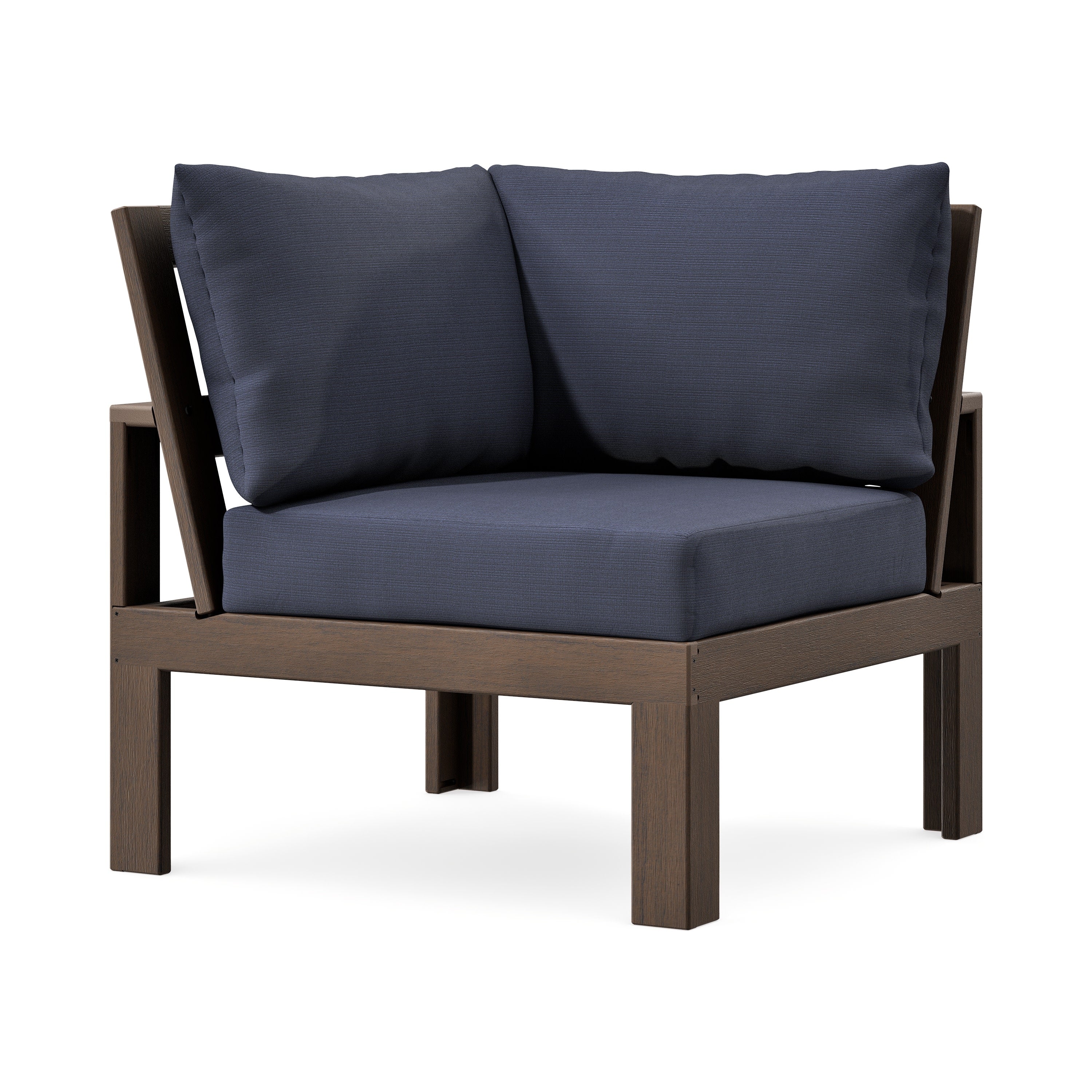 Modular Corner Chair in Kona / Navy Linen