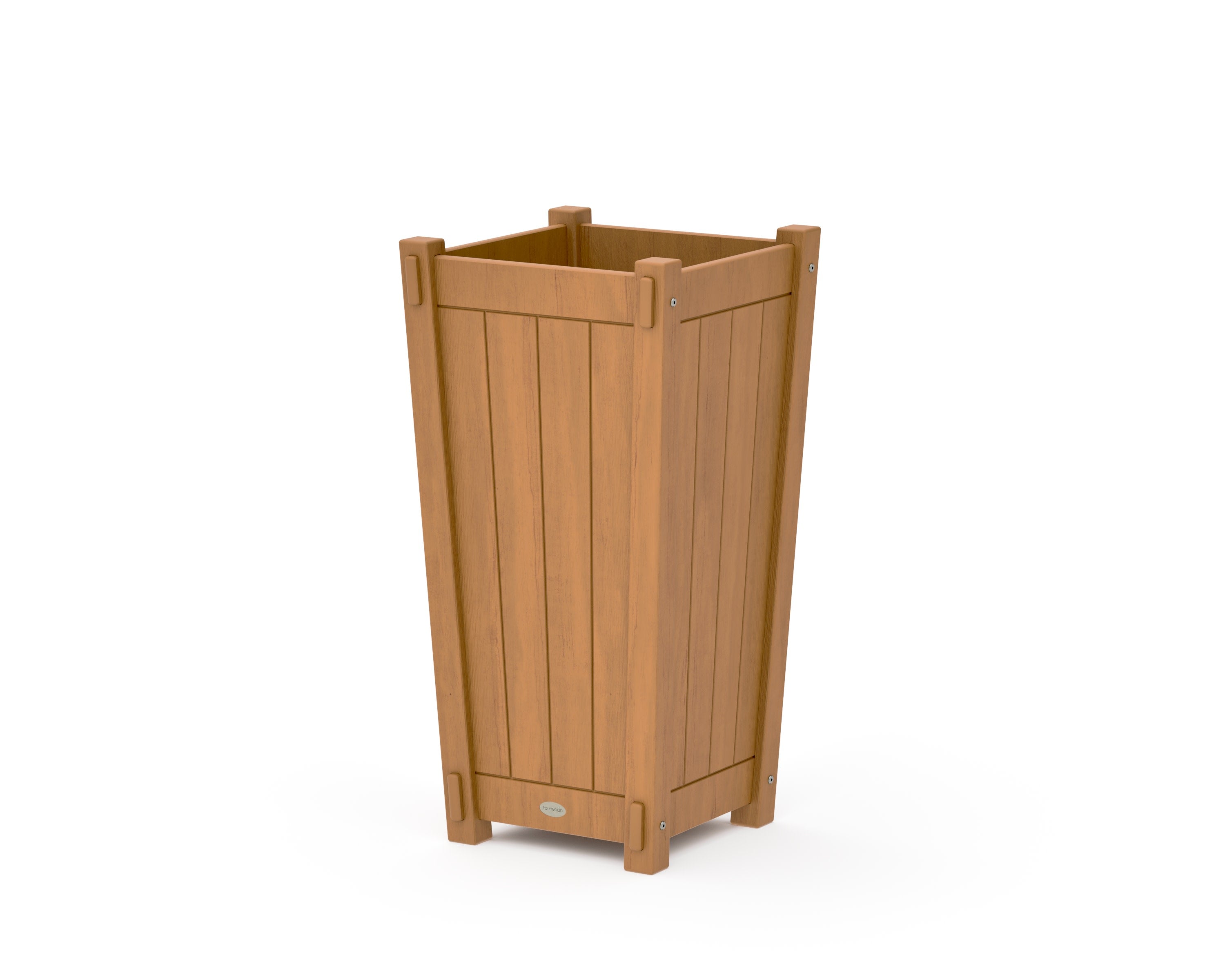 Vineyard Tapered Square Planter Box in Natural