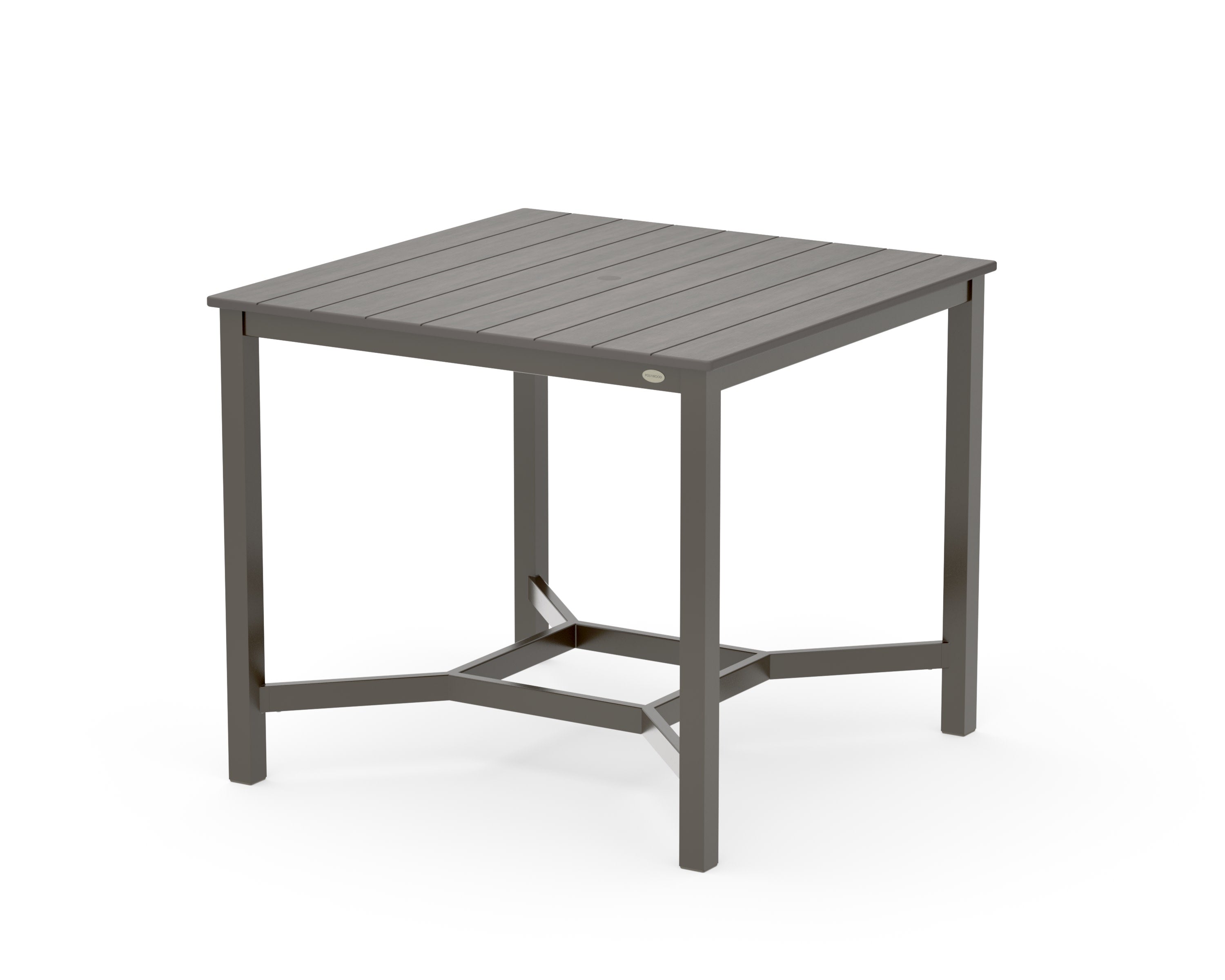 Main Street 42 x 42 Counter Table in Bronze / Driftwood