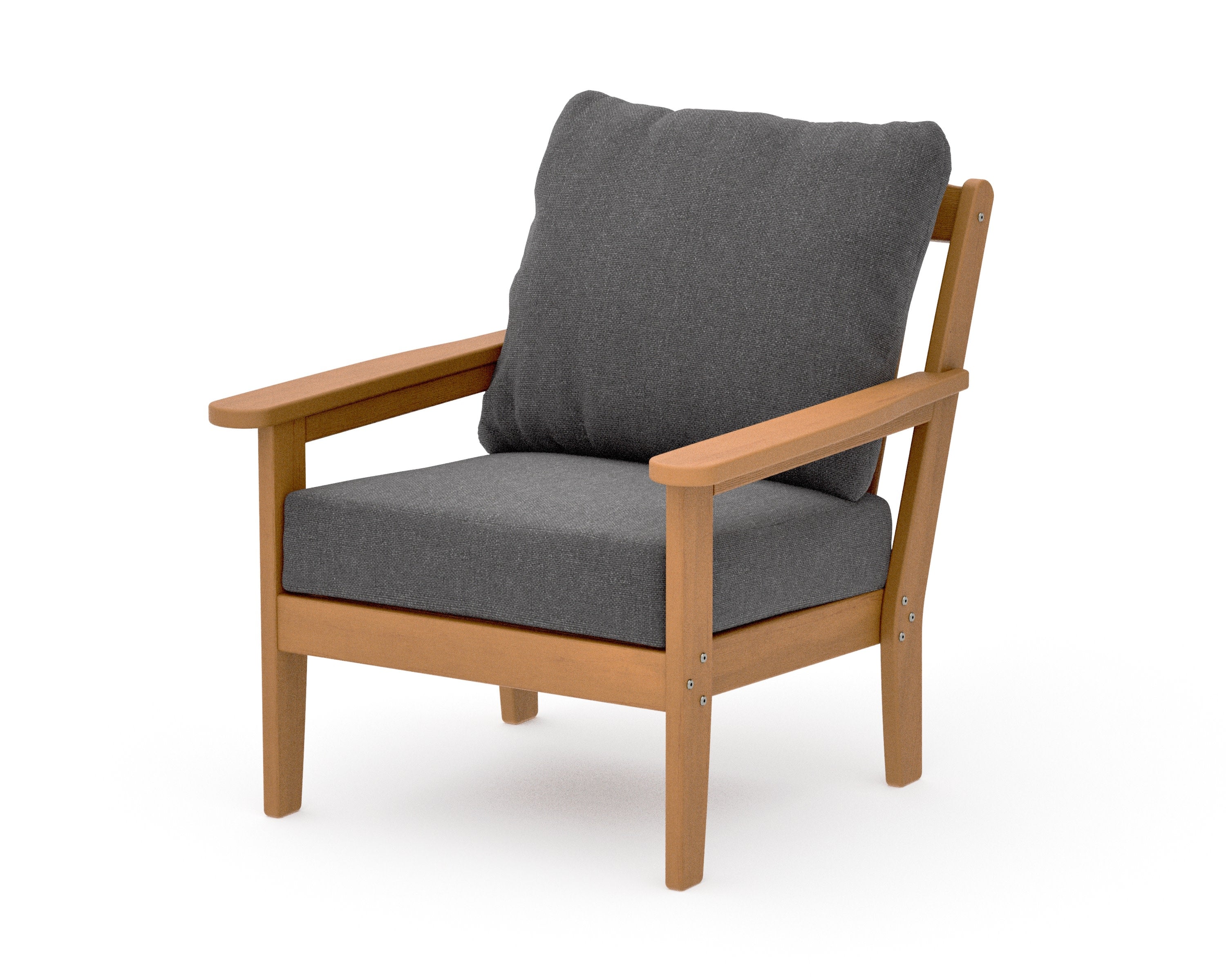 Cottage Deep Seating Chair in Natural / Ash Charcoal
