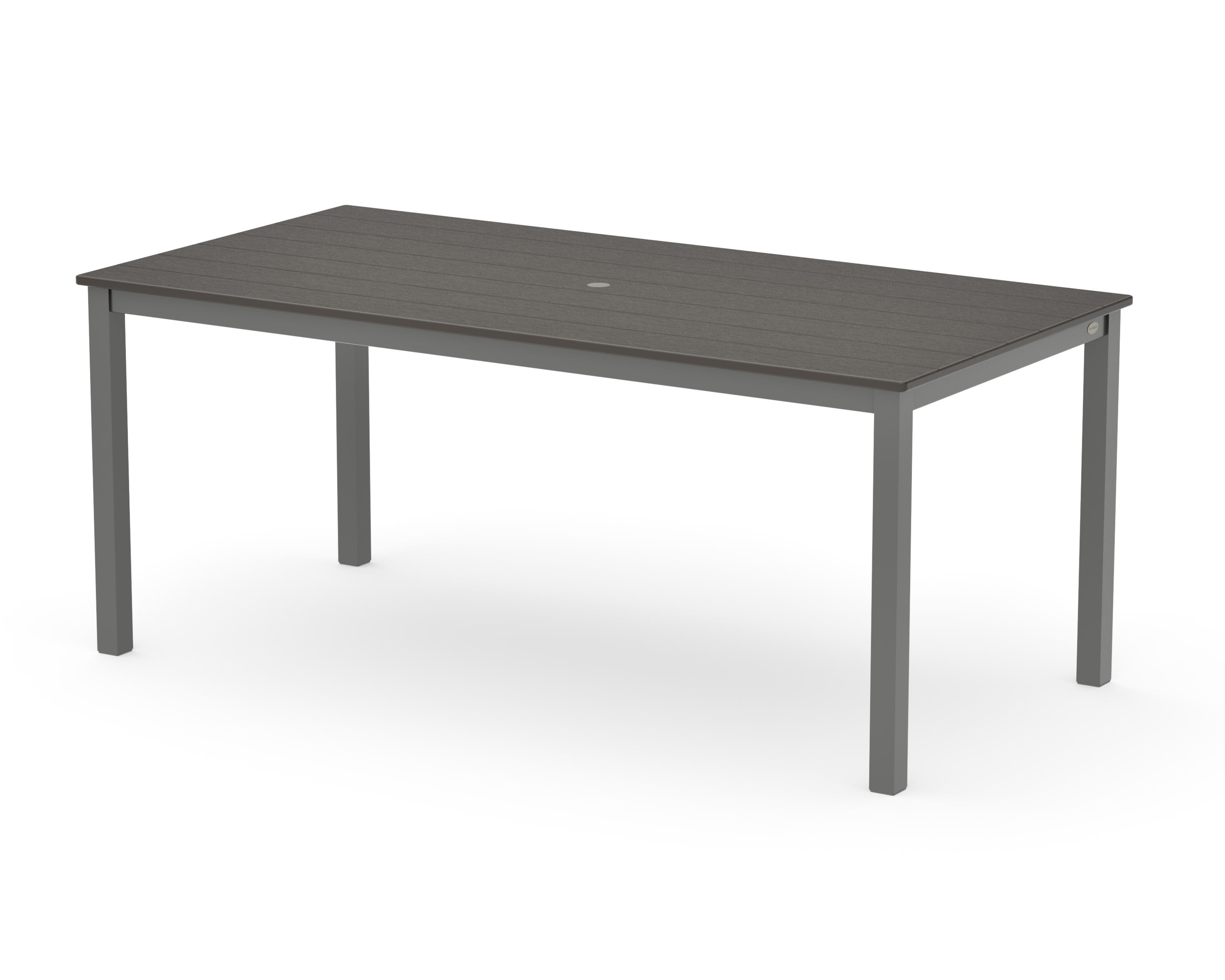 Main Street 36" x 72" Dining Table in Charcoal / Vintage Coffee