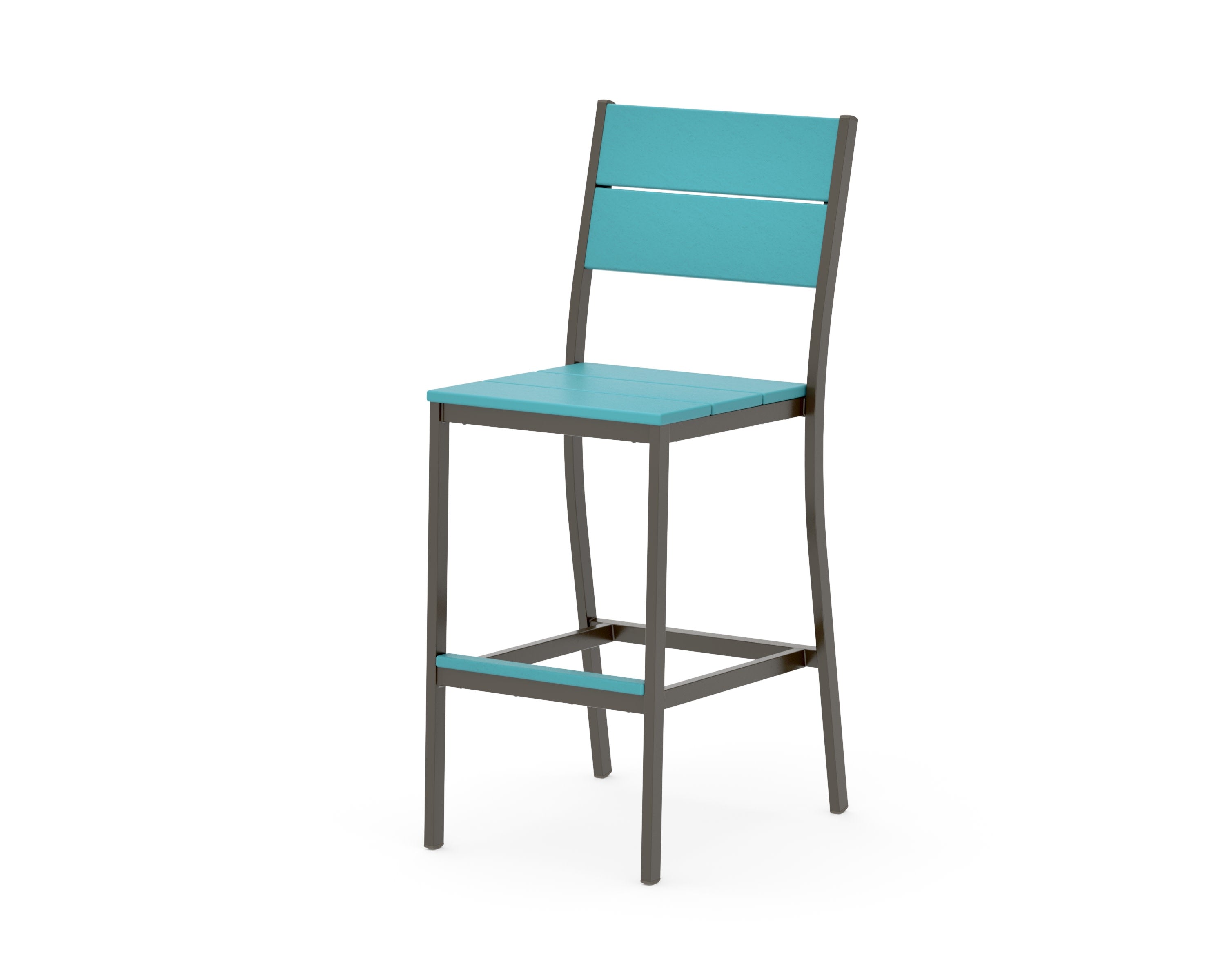 Main Street Bar Side Chair in Bronze / Aruba