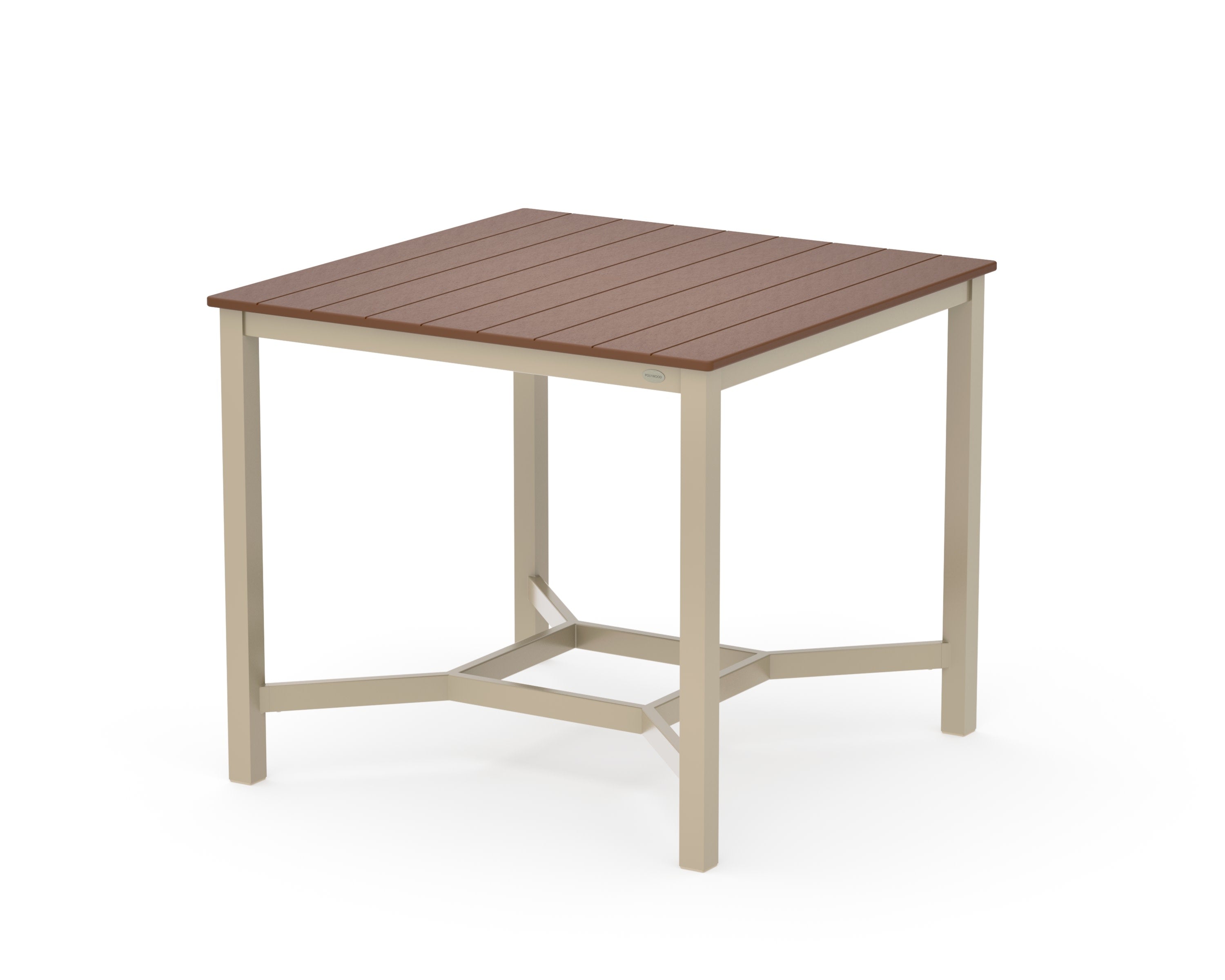 Main Street 42 x 42 Counter Table in Sand / Teak