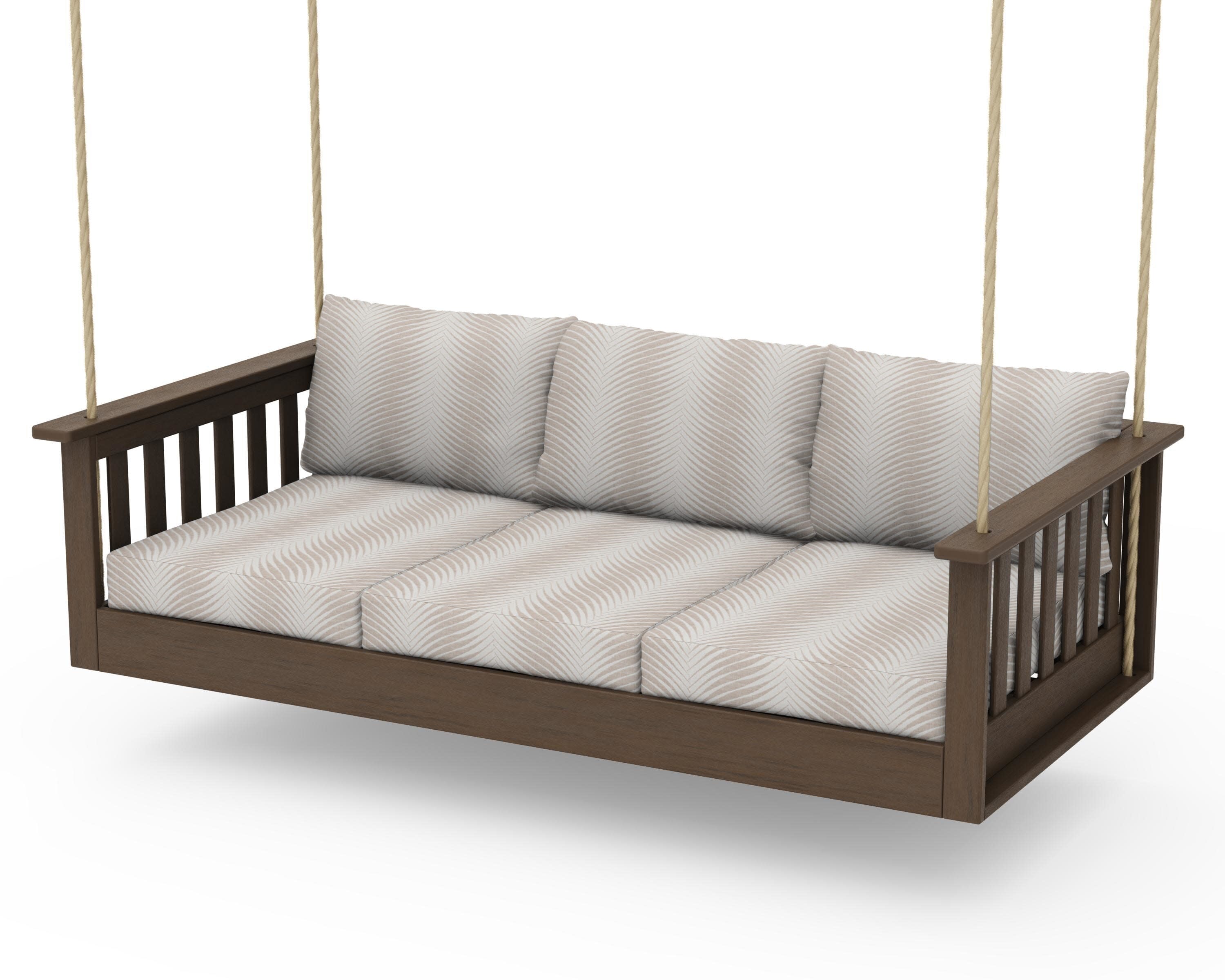 Vineyard Daybed Swing in Kona / Clock Out Cloud