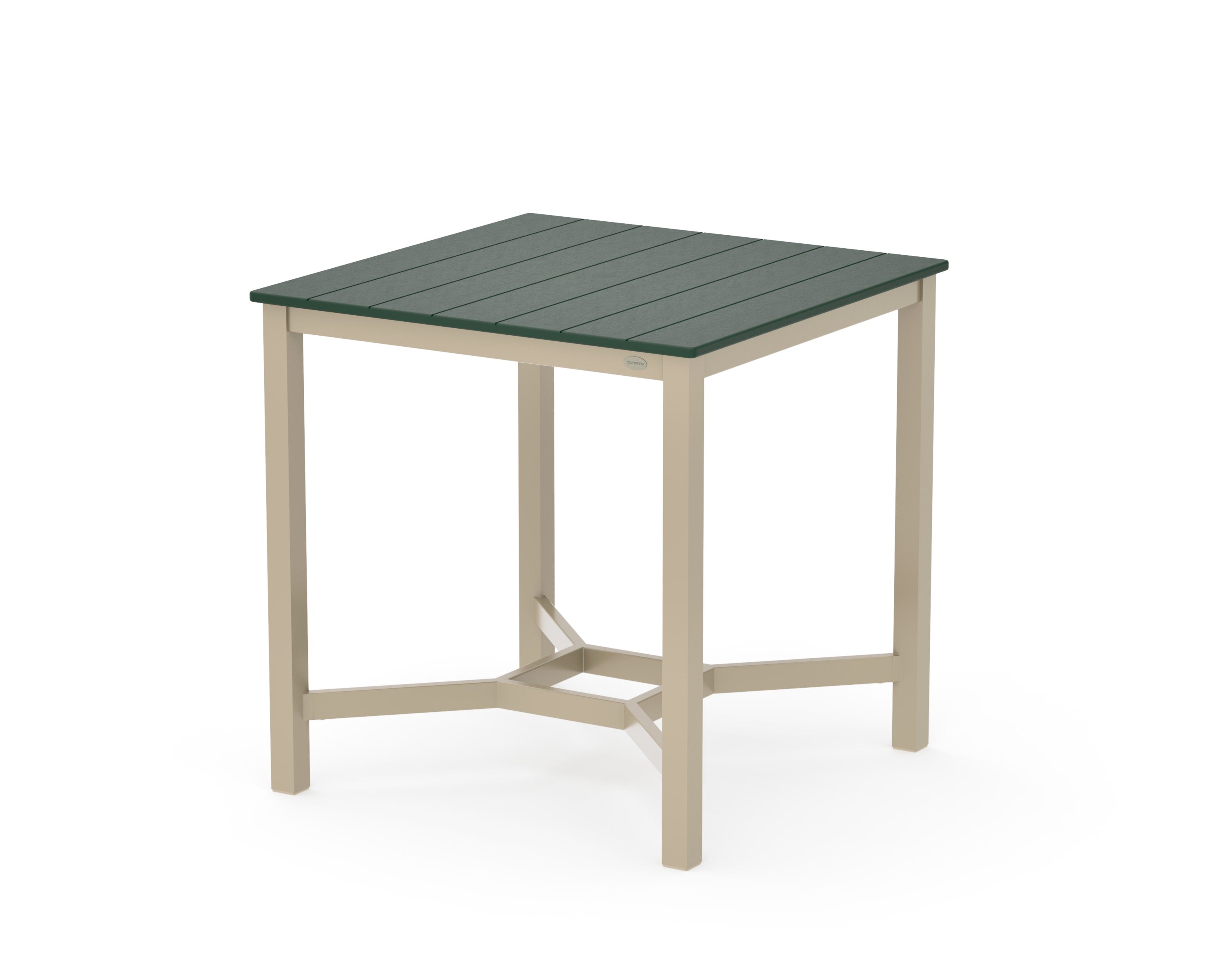 Main Street 36 x 36 Counter Table in Sand / Green