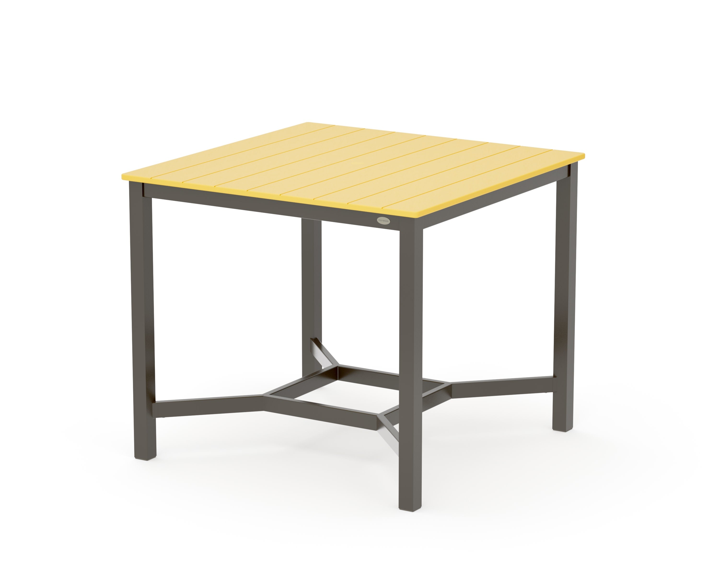 Main Street 42 x 42 Counter Table in Bronze / Lemon
