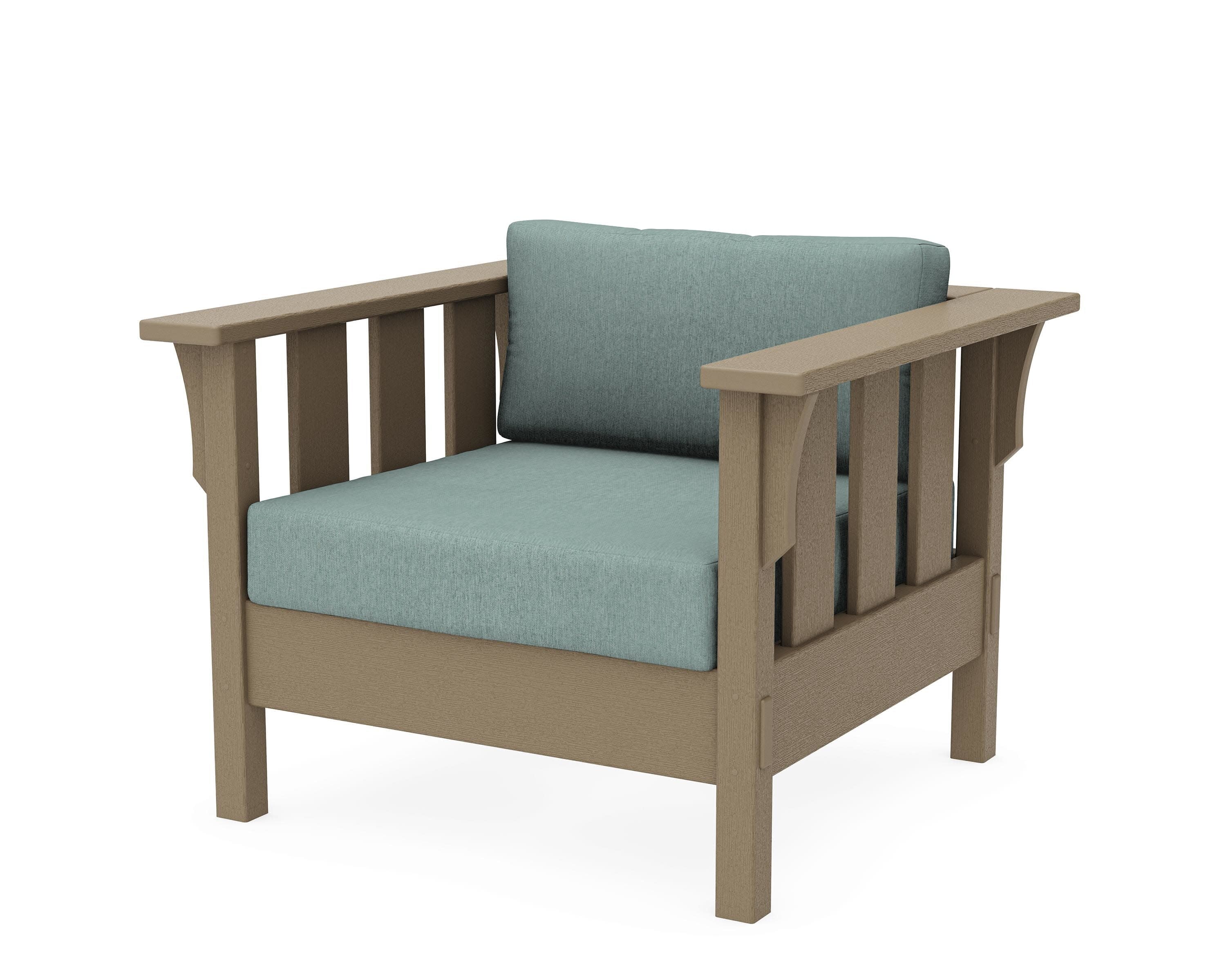 Acadia Deep Seating Chair in Vintage Sahara / Glacier Spa