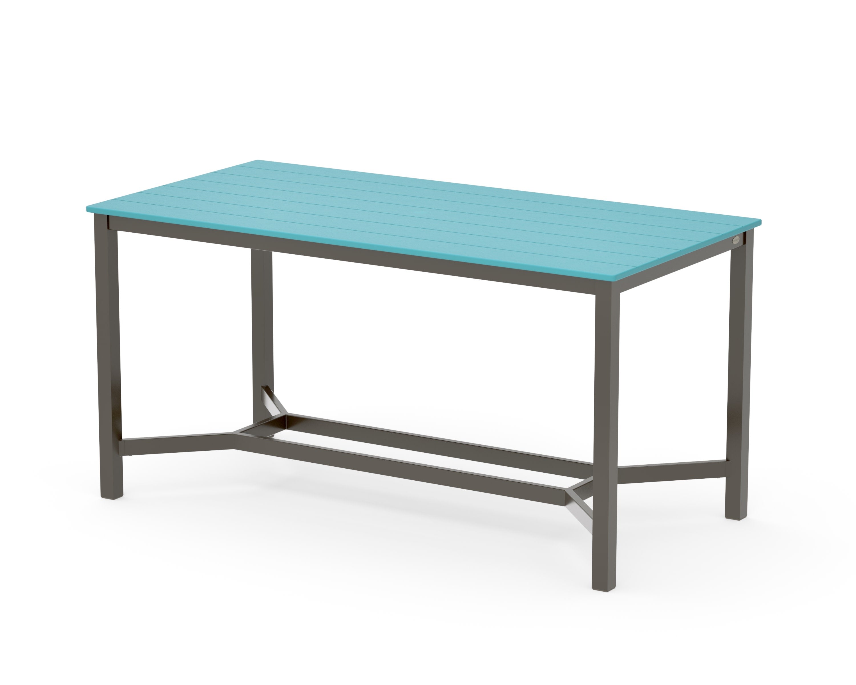 Main Street 36 x 72 Counter Table in Bronze / Aruba