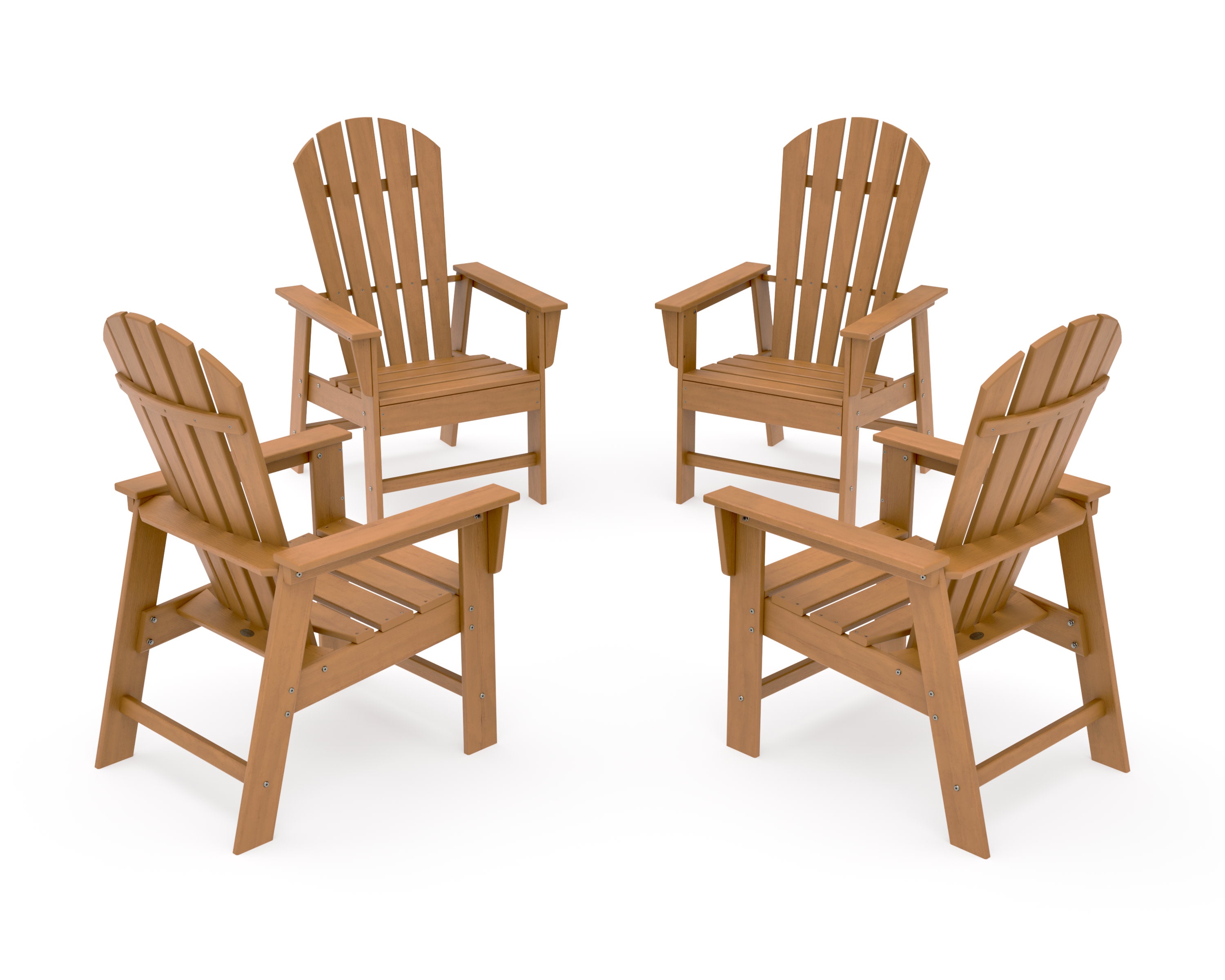 4-Piece South Beach Casual Chair Conversation Set in Natural