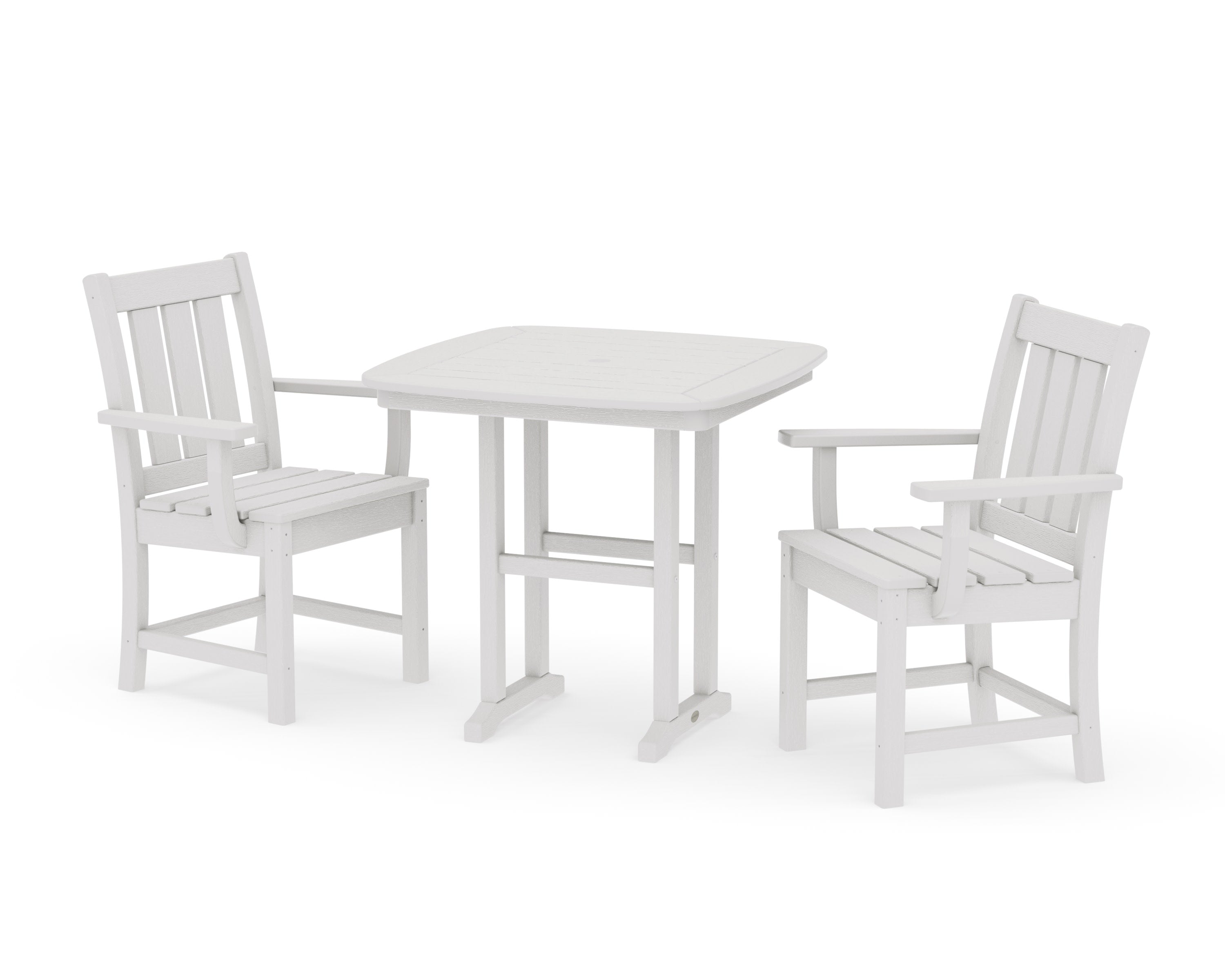 Oxford 3-Piece Dining Set in Vintage White
