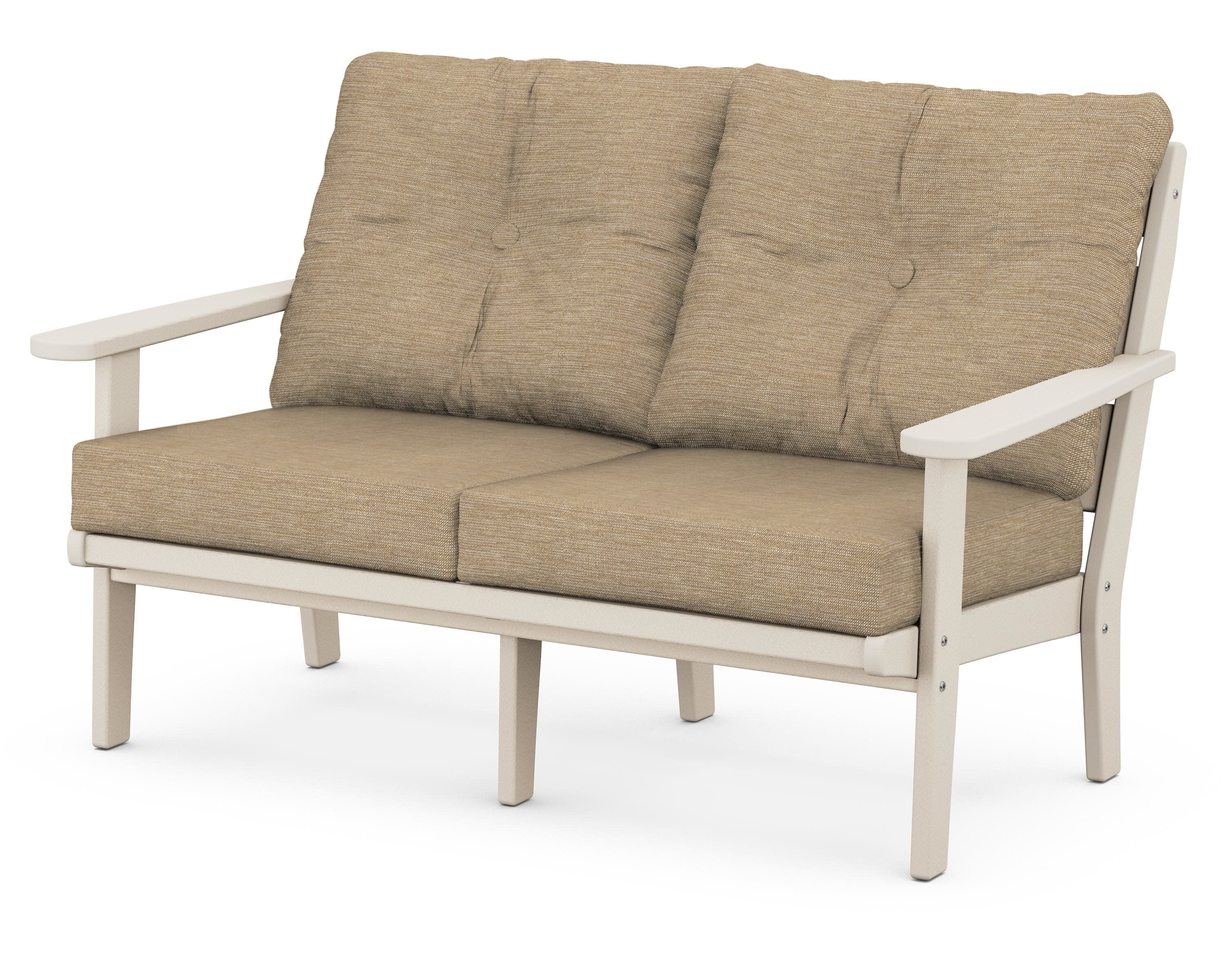 Lakeside Deep Seating Loveseat in Sand / Charmer Desert