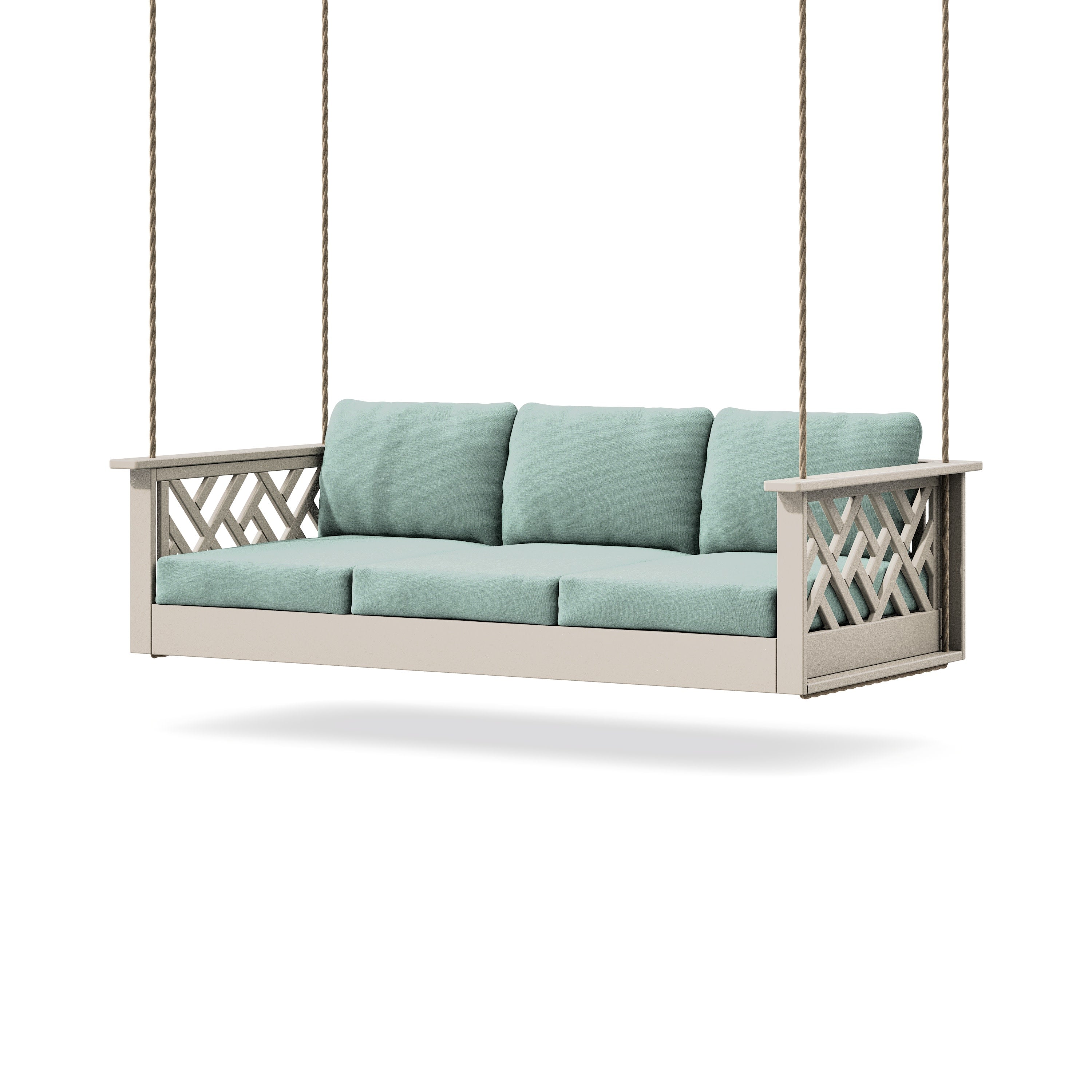 Chippendale Daybed Swing in Sand / Glacier Spa