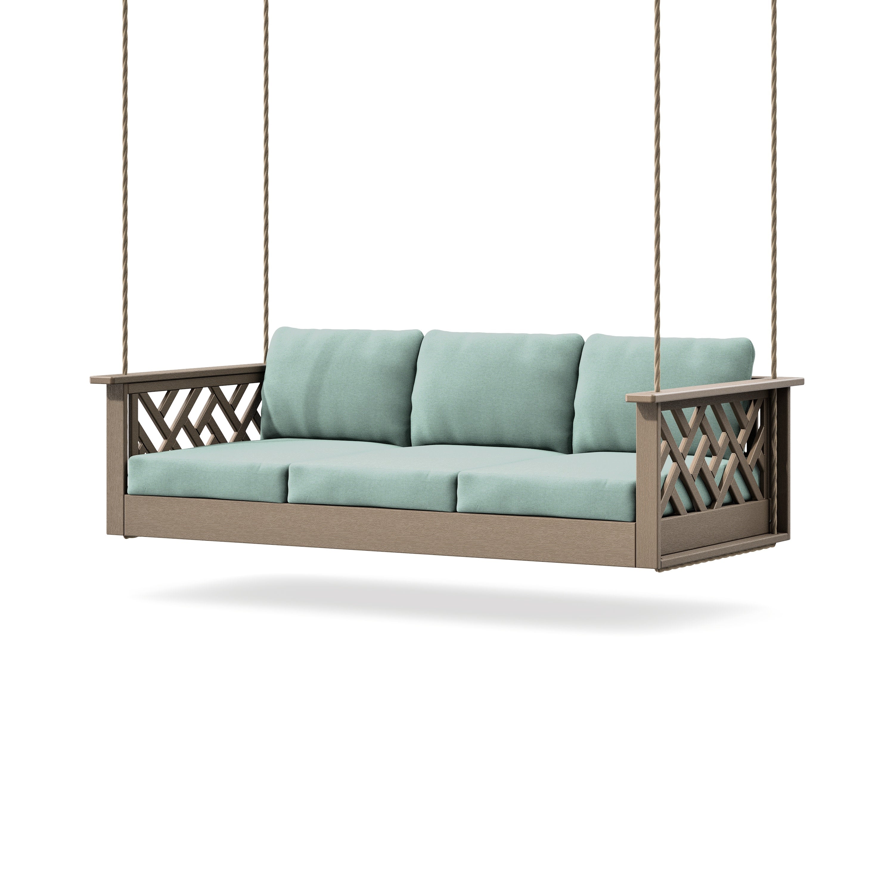 Chippendale Daybed Swing in Vintage Sahara / Glacier Spa